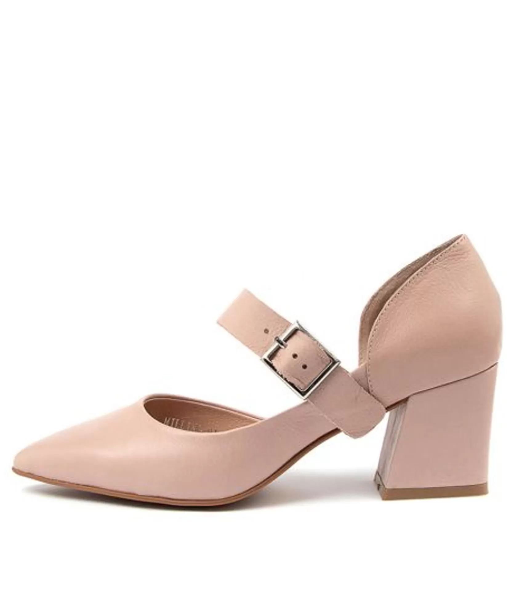 Best Matcha Rose Leather Women Heels