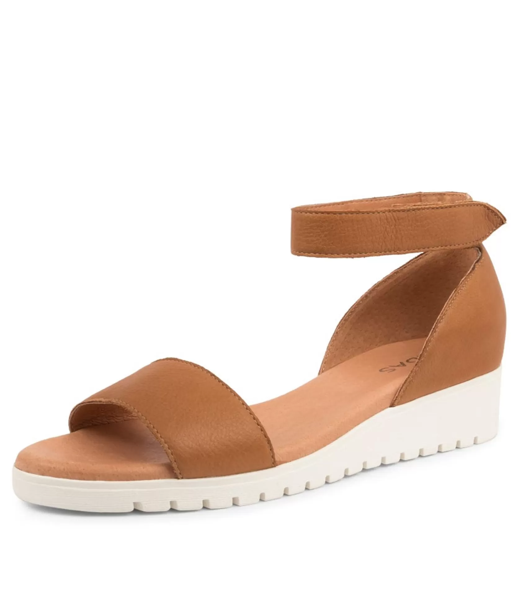 Discount Mikalea Dk Tan Leather Women Sandals