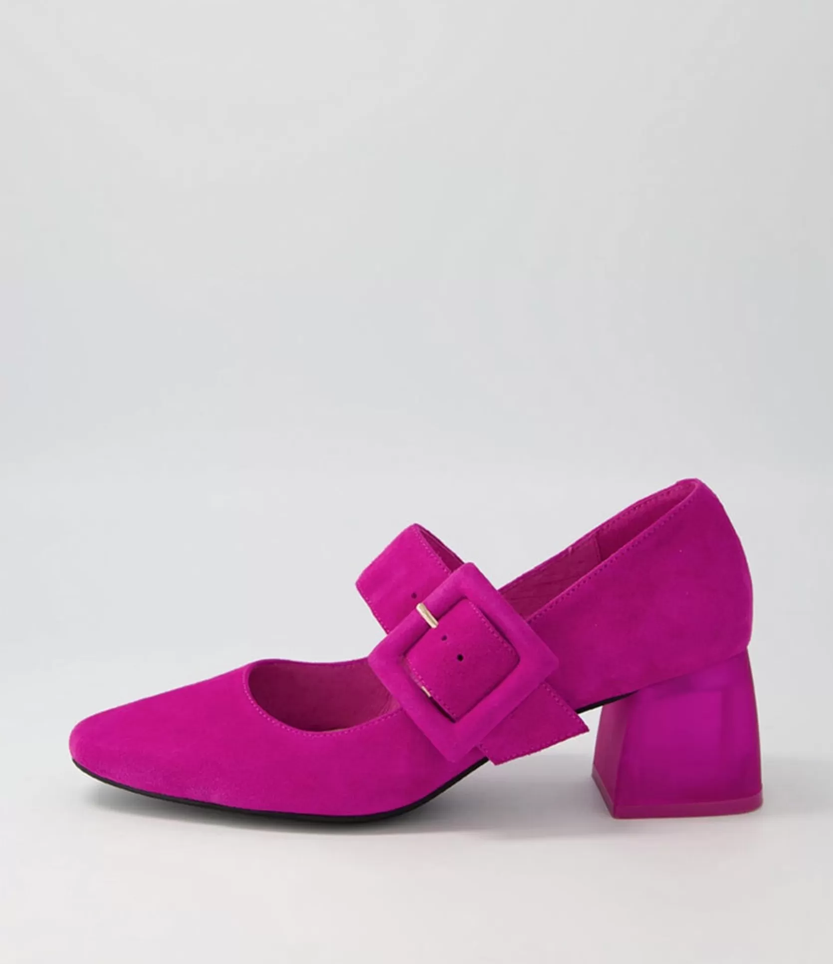 Best Sale Milsen Fuchsia Suede Heels Women Heels