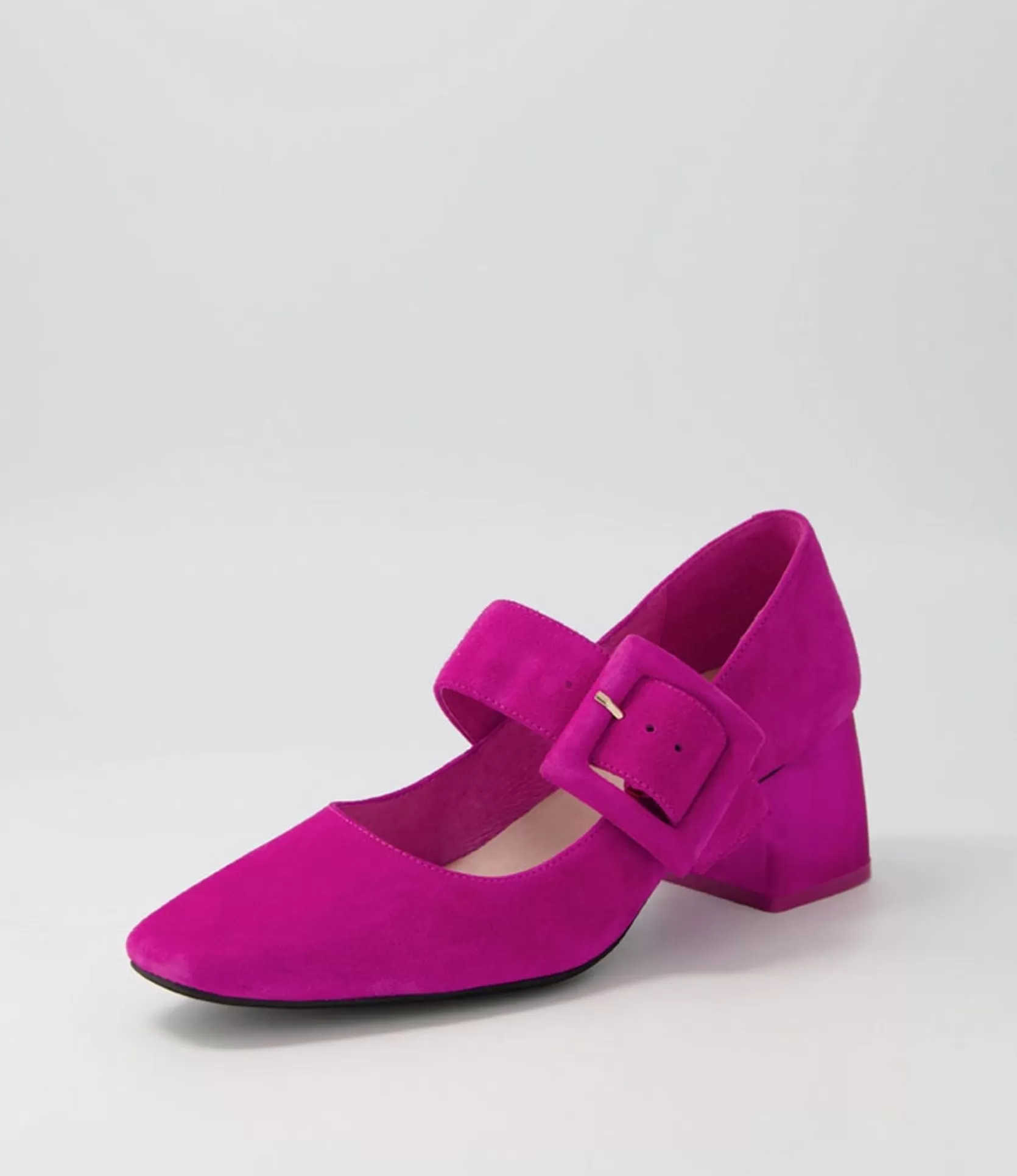 Best Sale Milsen Fuchsia Suede Heels Women Heels