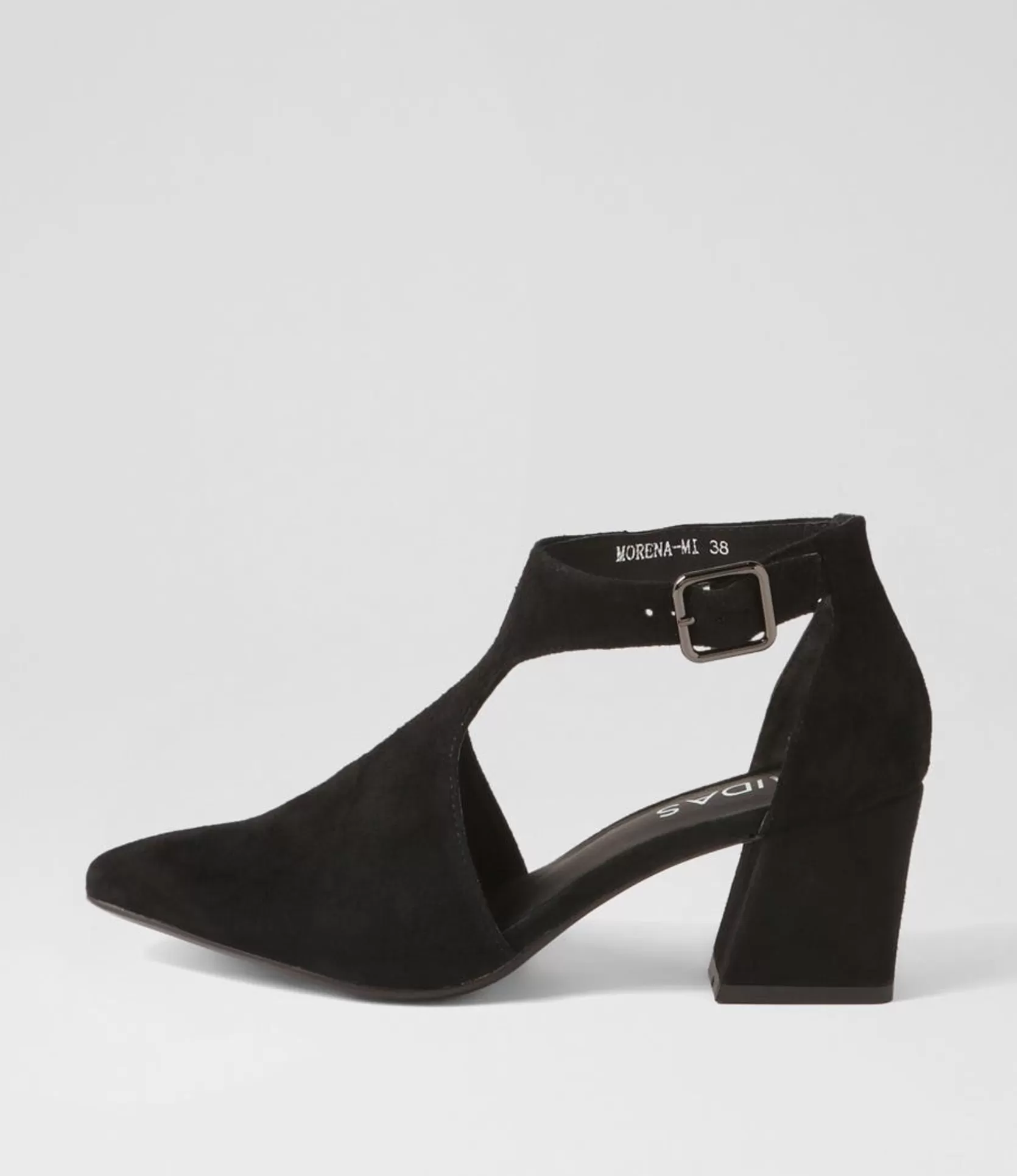 Best Morena Black Suede Heels Women Heels