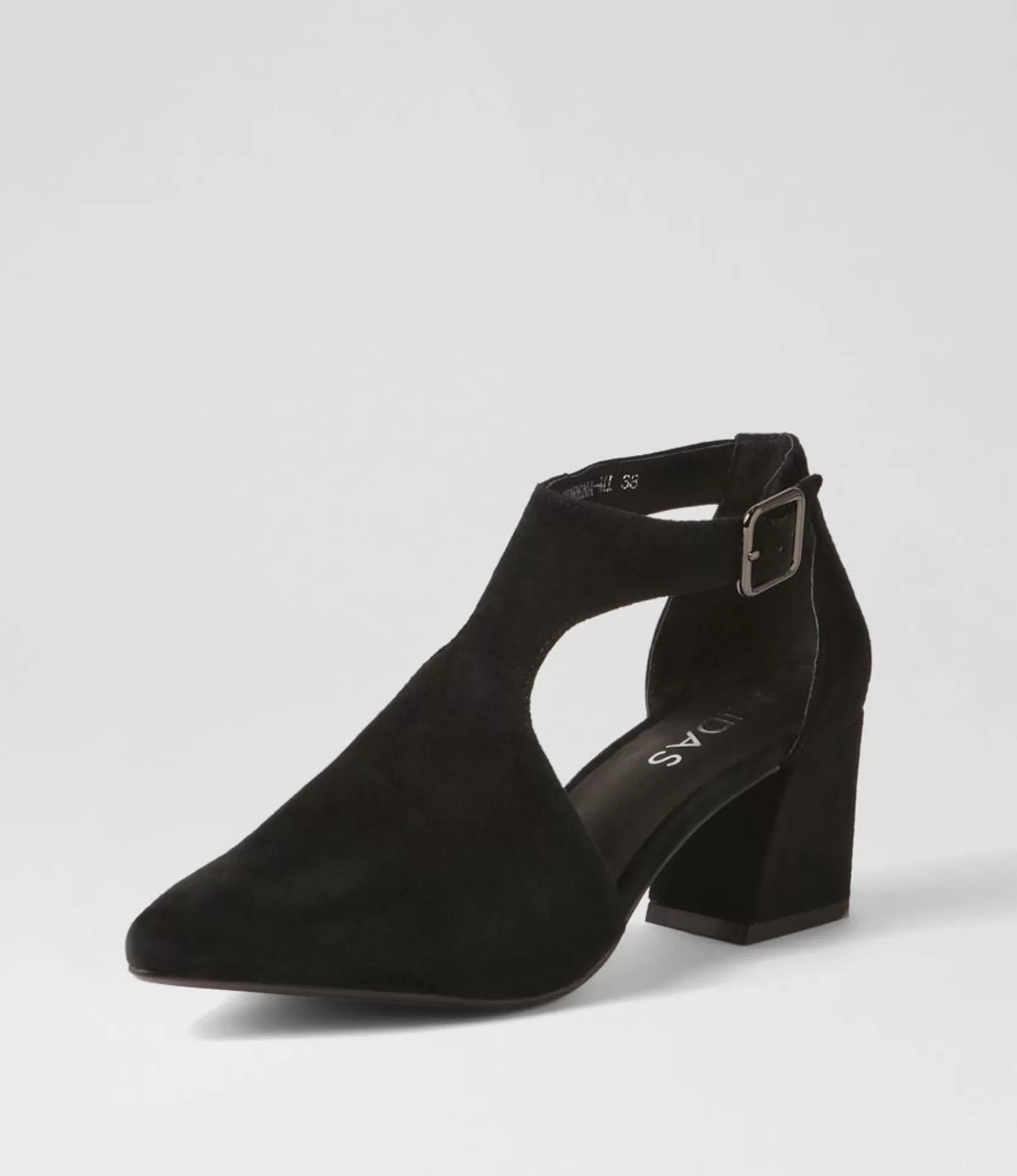 Best Morena Black Suede Heels Women Heels