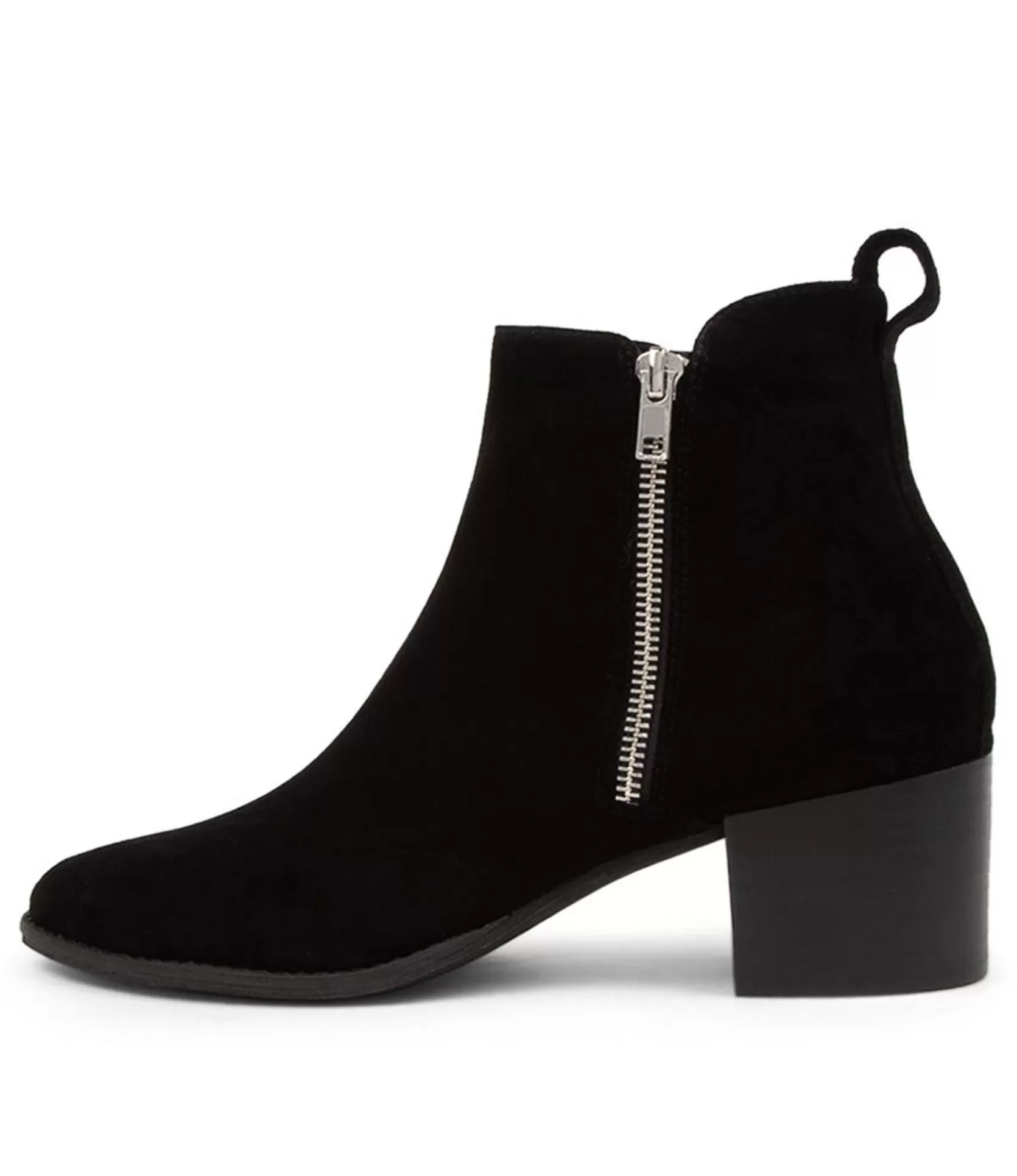 Store Myshka Black Suede Ankle Boots Bh Women Ankle Boots