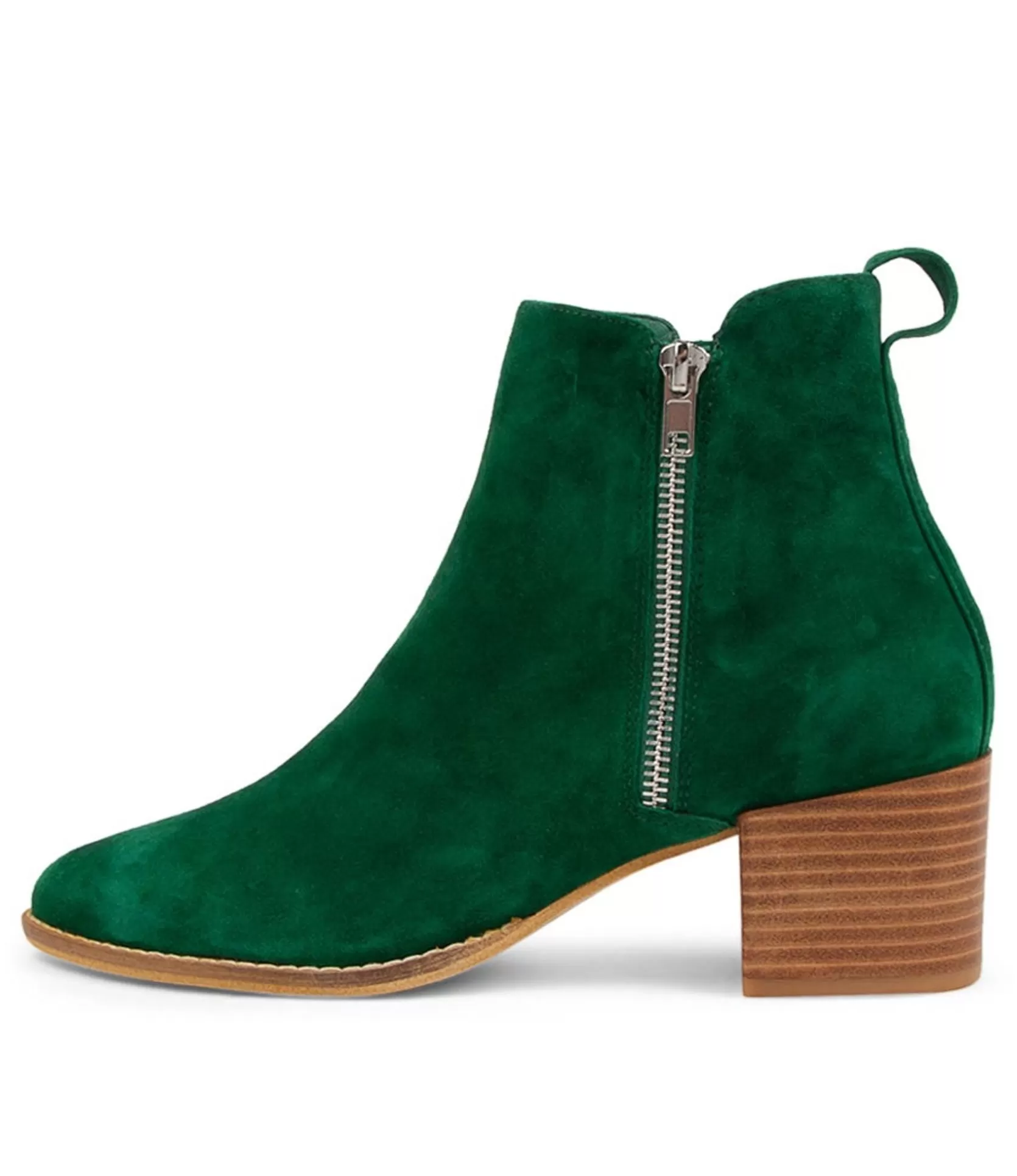Store Myshka Dark Emerald Suede Ankle Boots Women Ankle Boots