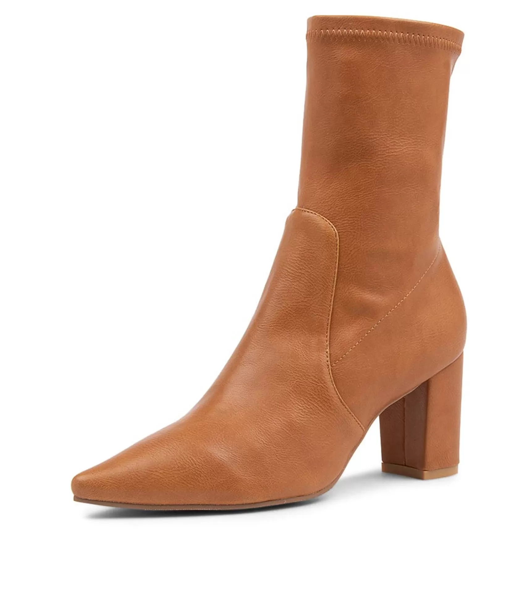 Best Noter New Tan Smooth Ankle Boots Women Ankle Boots