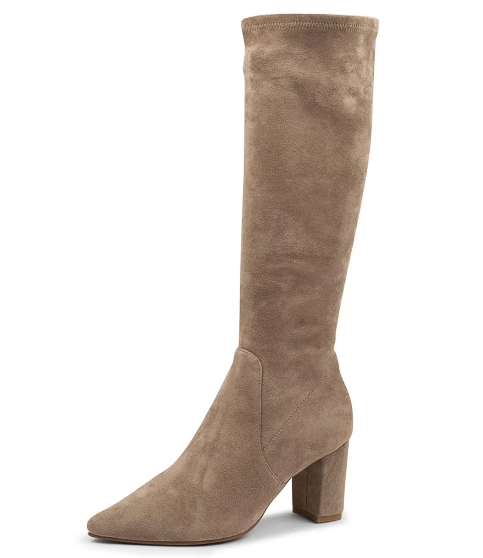 Flash Sale Nyla Taupe Microsuede Women Boots