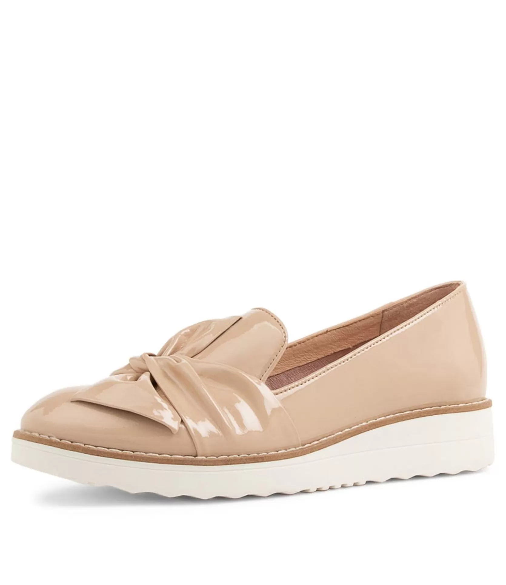 Store Opitto Latte Patent Leather Flat Shoes Ws Women Flats