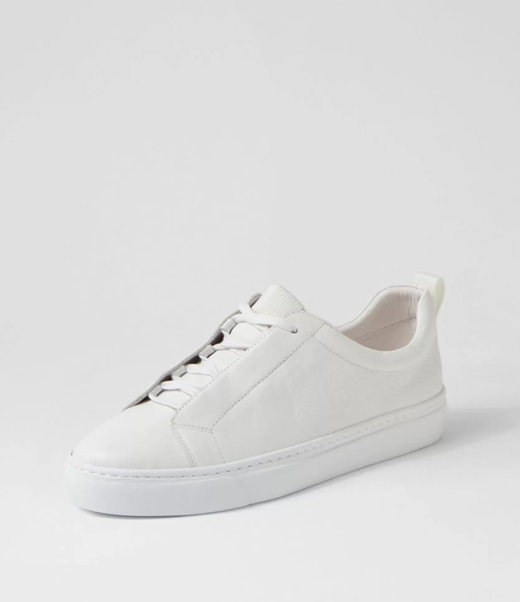 Sale Osho White Leather Sneakers Women Sneakers