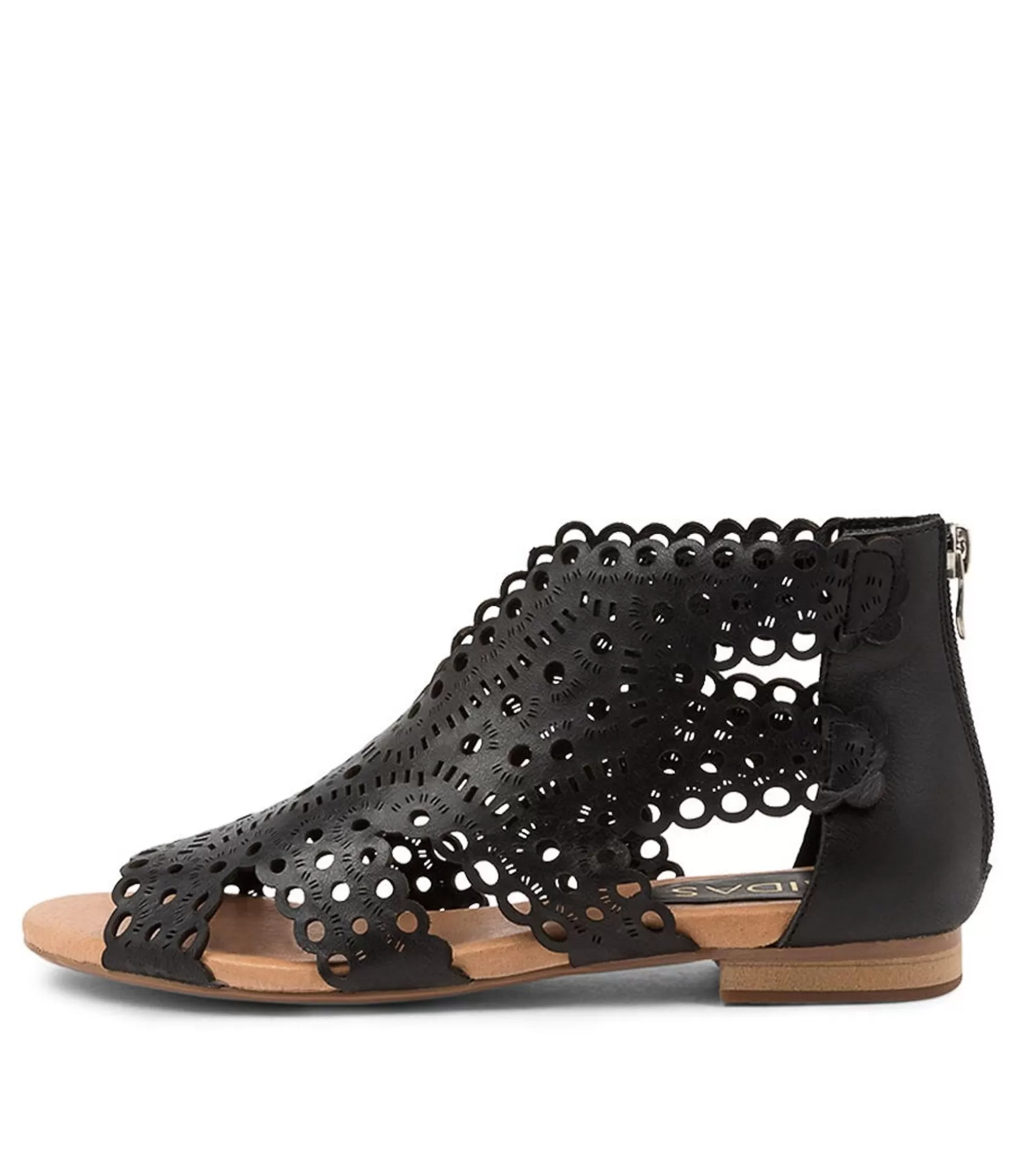 Best Sale Paxton Black Leather Women Flats