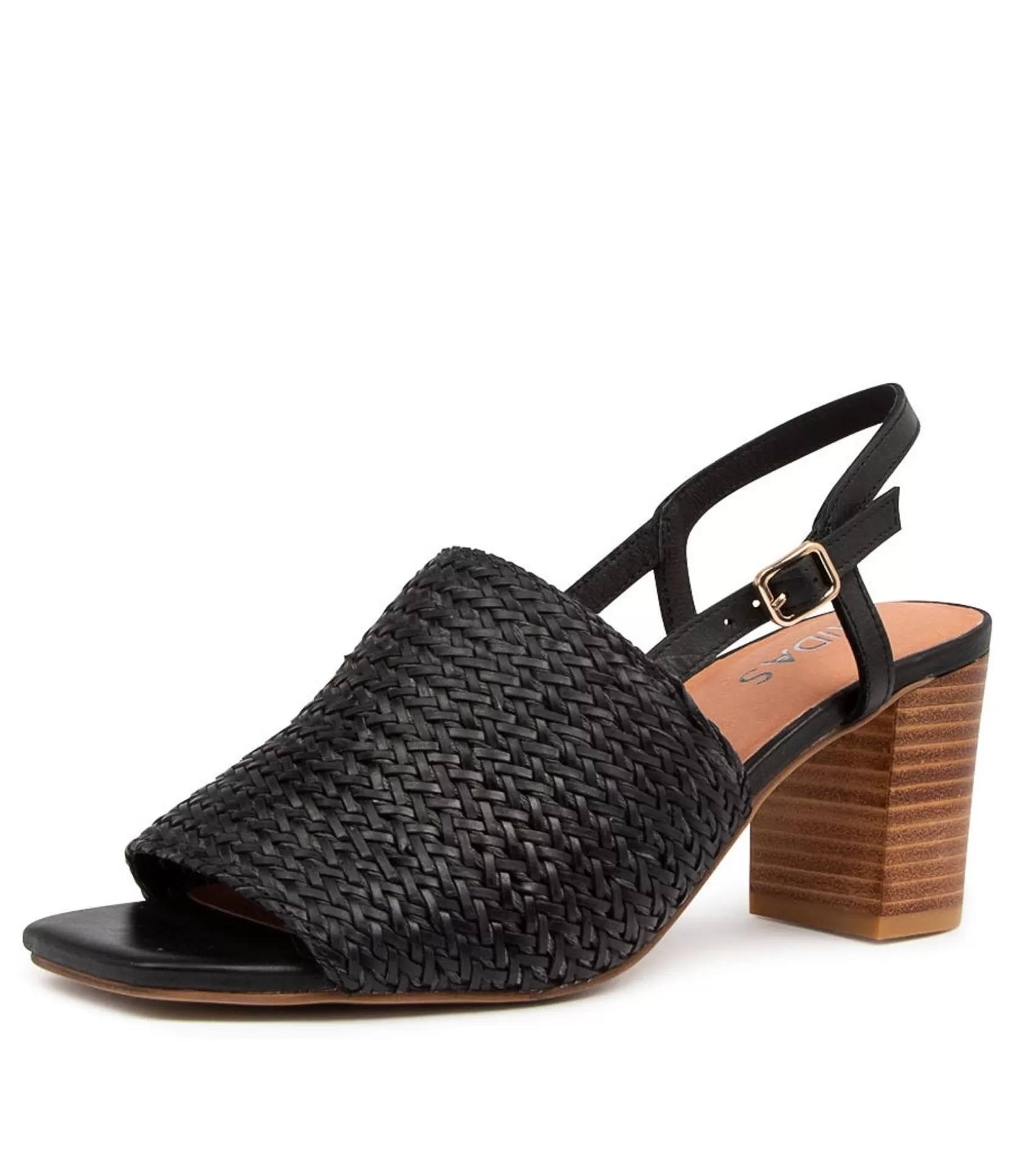 Best Payte Black Leather Women Heels