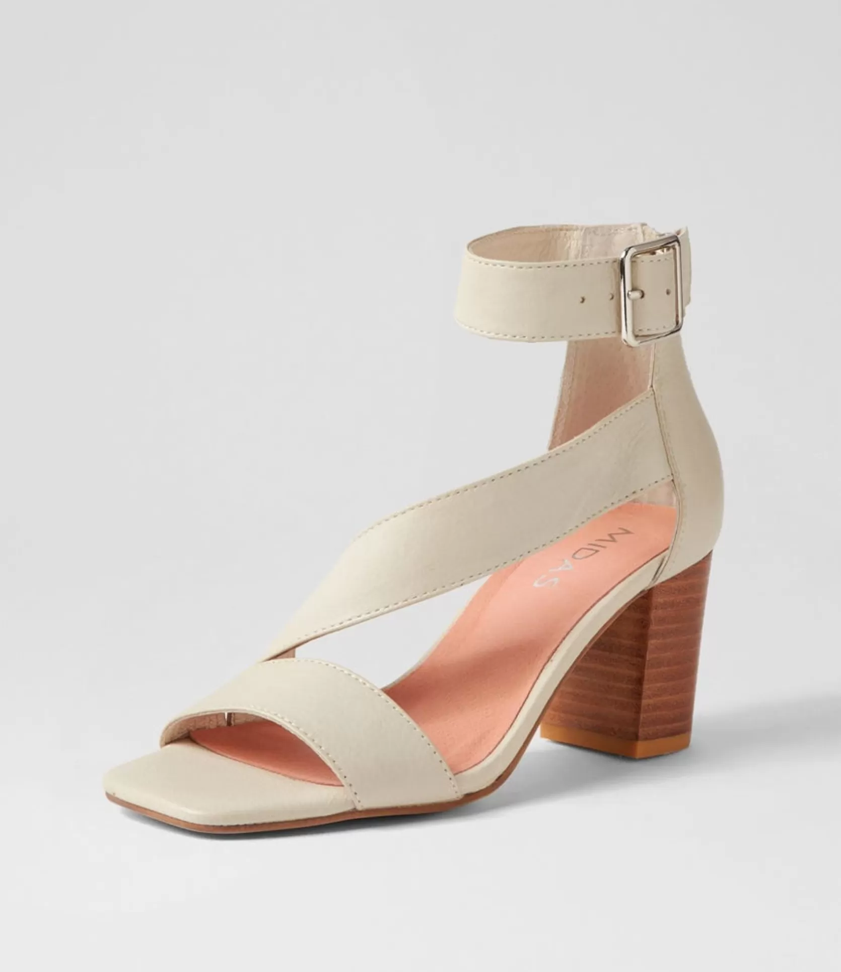 Store Perra Milk Leather Sandals Women Heels
