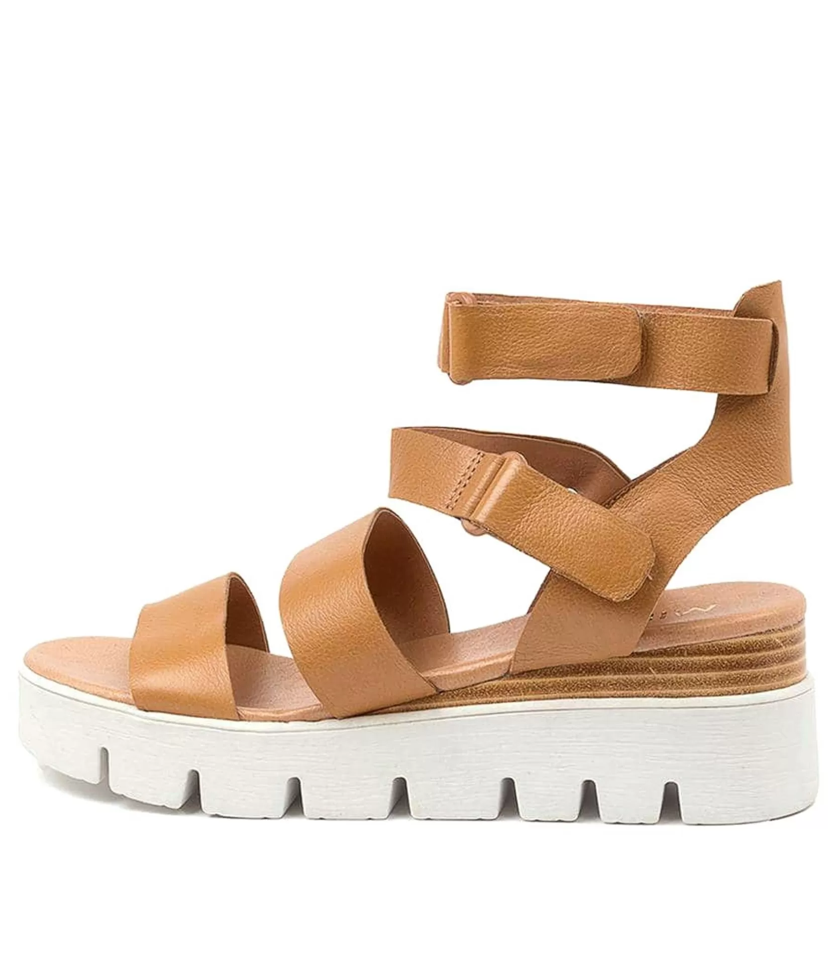 Best Rea Dk Tan Leather Women Sandals