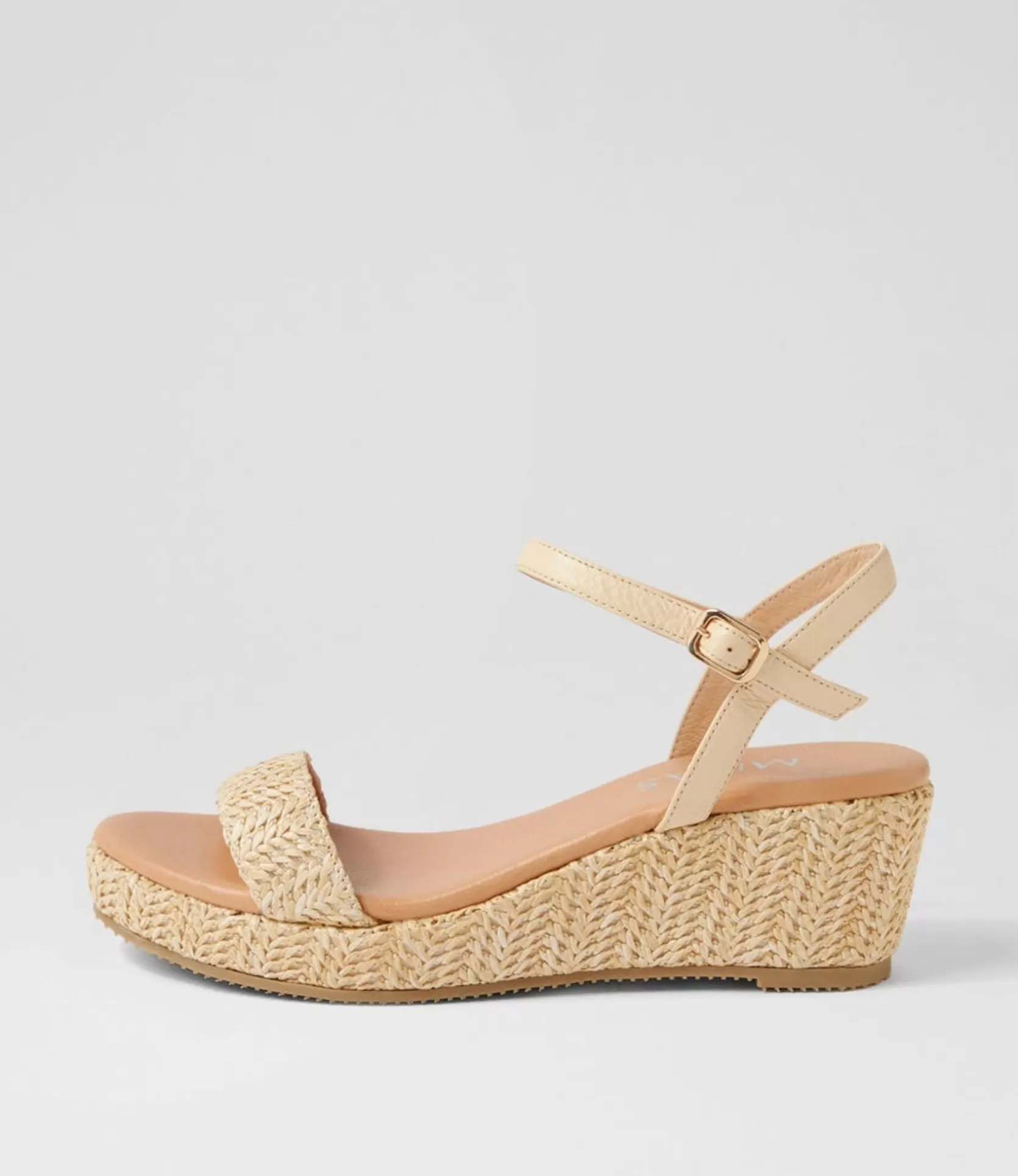 Outlet Sabelli Natural Synthetic Raffia Leather Espadrilles Women Wedges