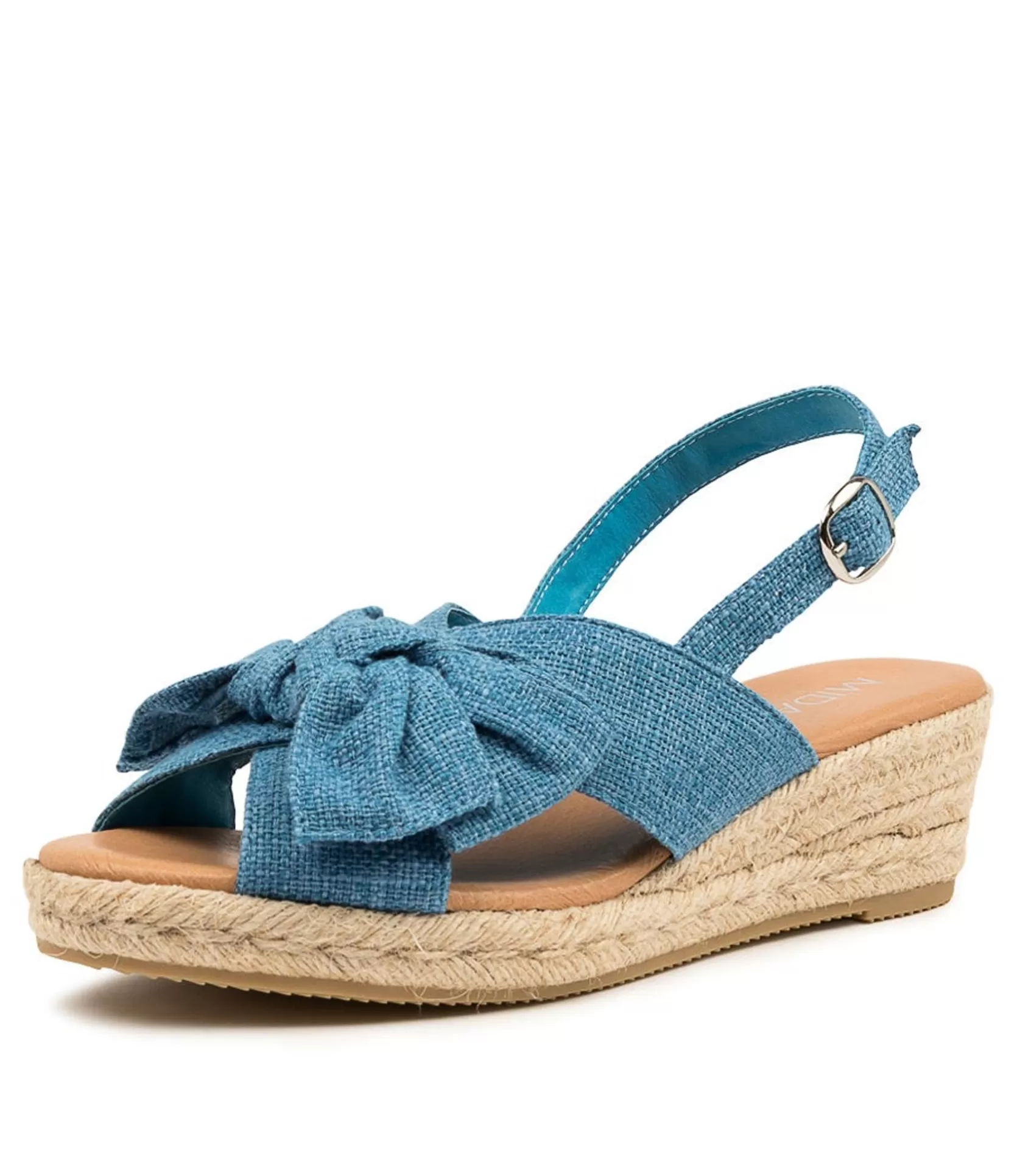Cheap Santra Denim Fabric Women Wedges