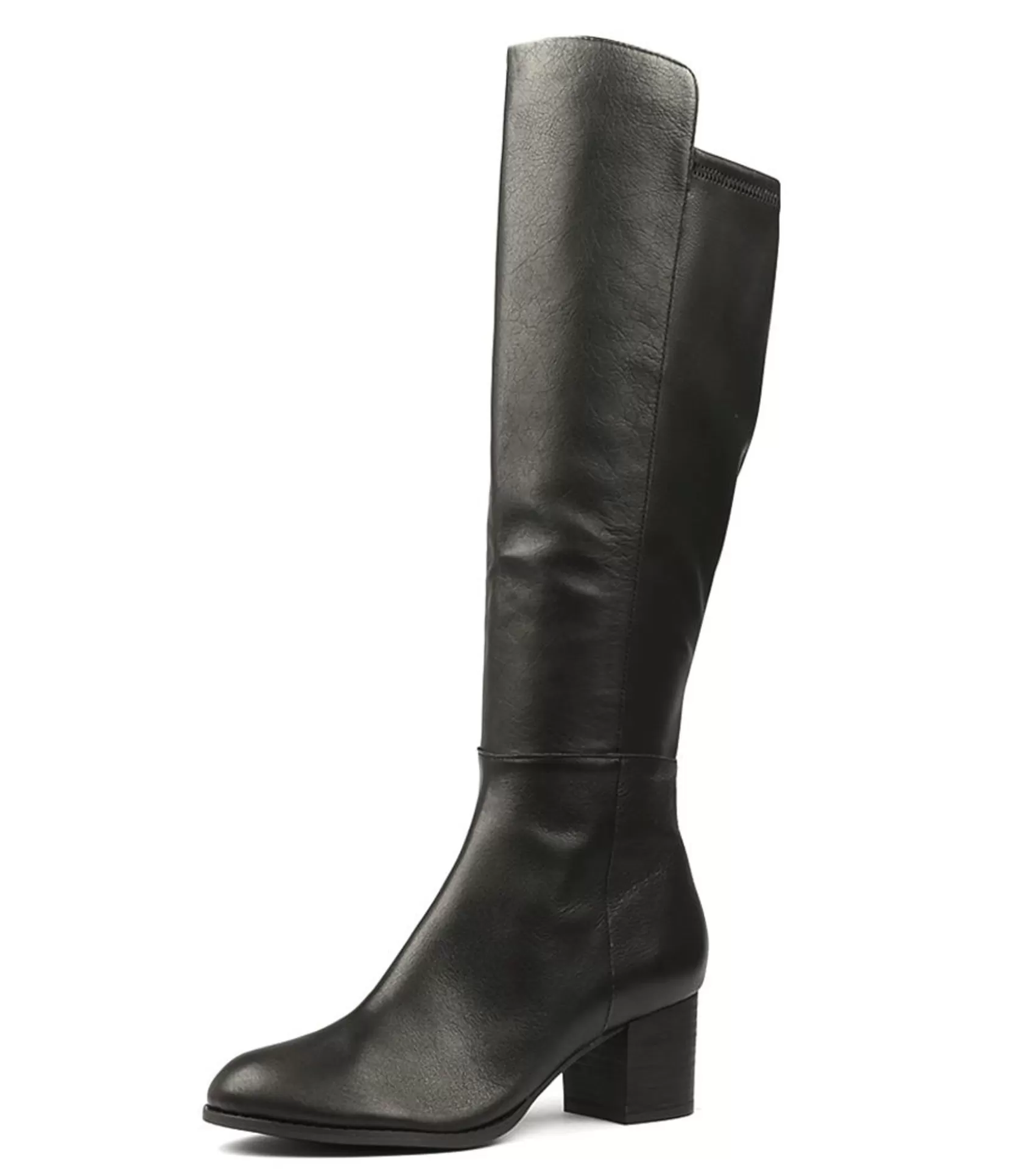 Cheap Settin Bk Stretch Leather Women Boots
