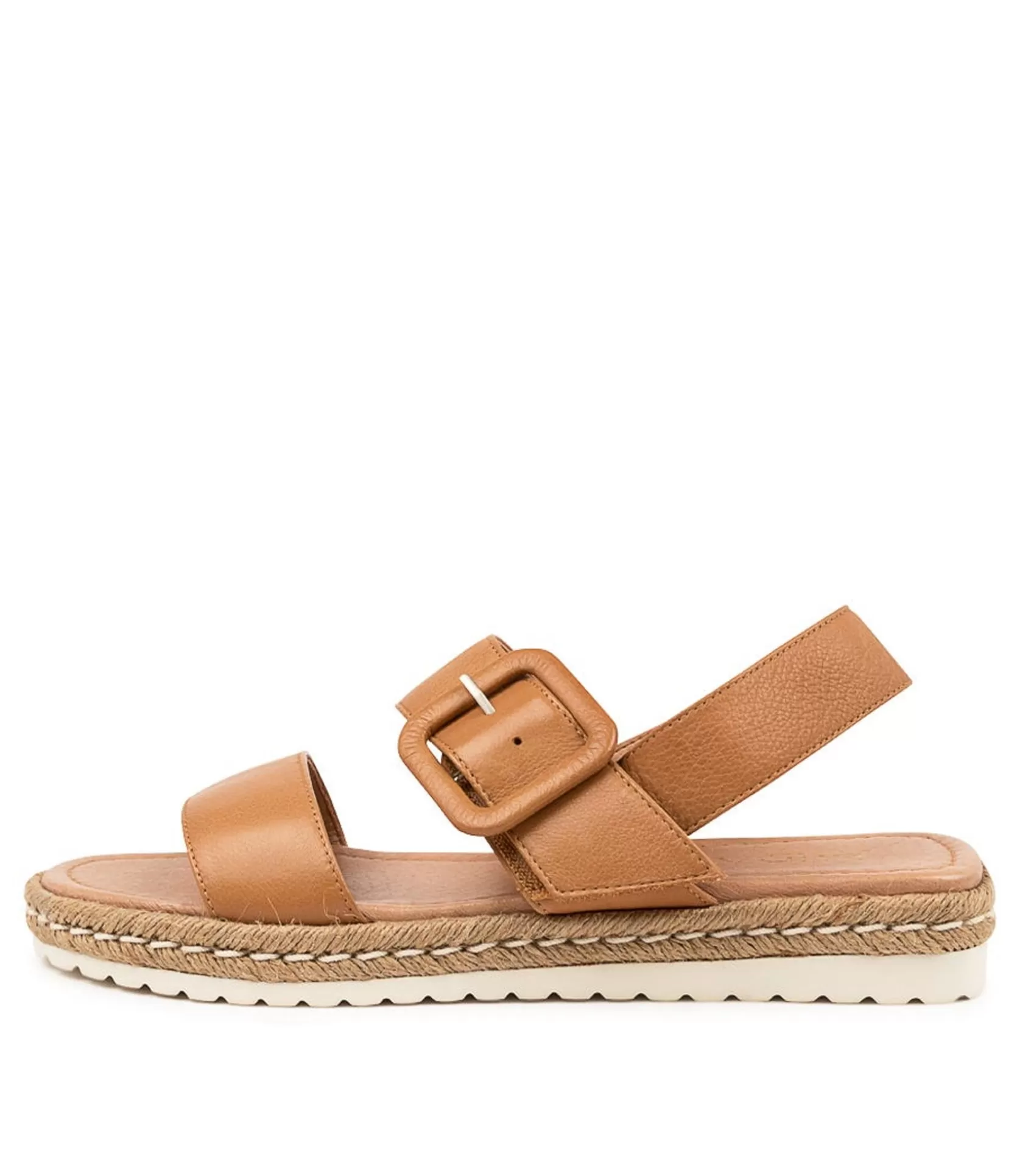 Store Silo Dk Tan Leather Women Flats