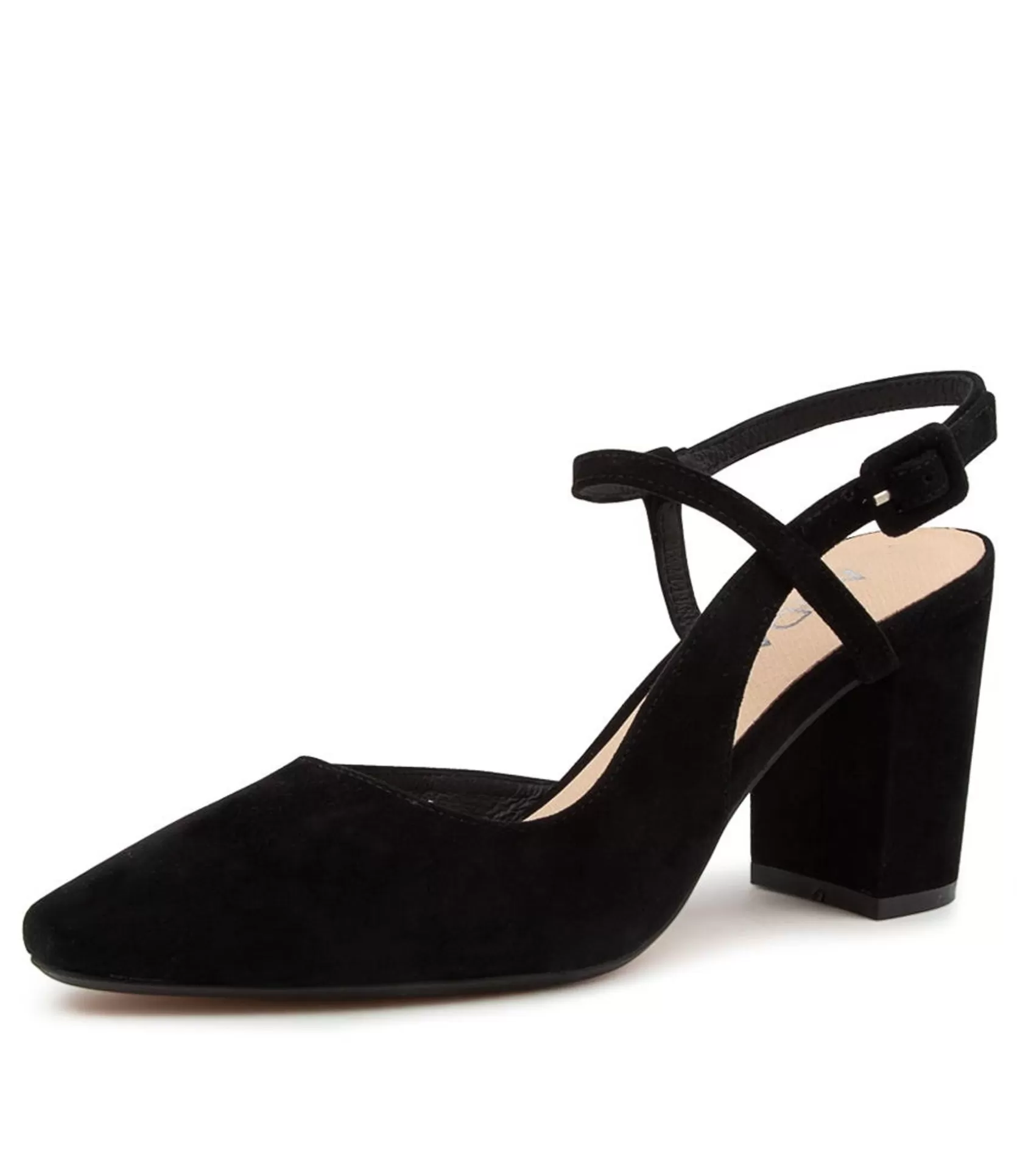 Best Skye Black Suede Heels Women Heels