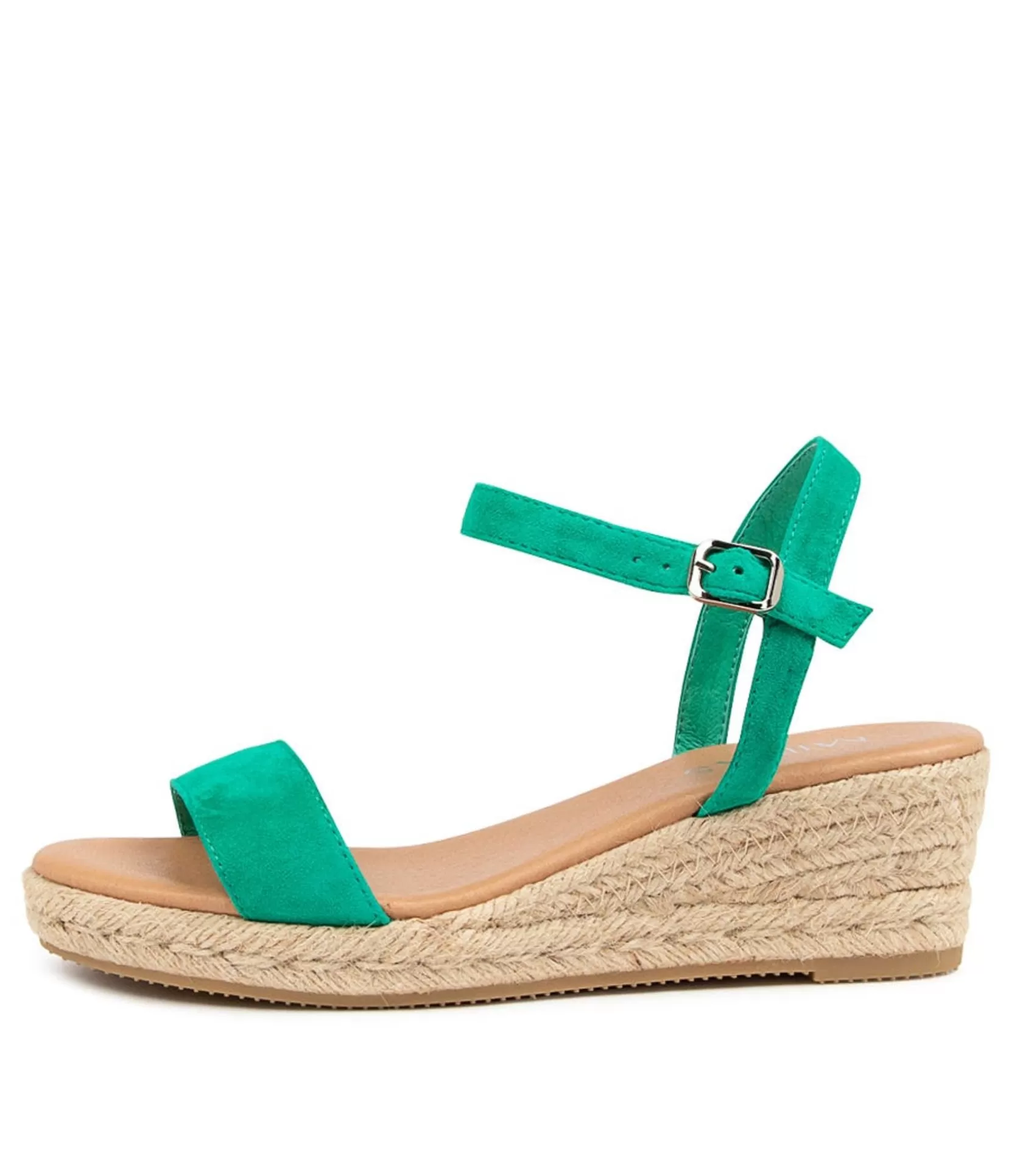 Best Sale Sofi Emerald Suede Women Wedges