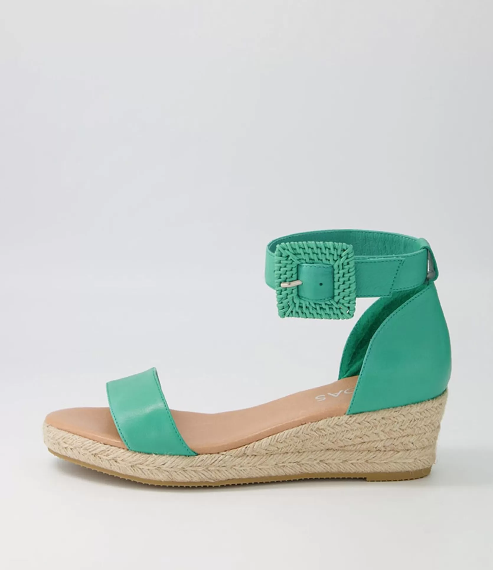 Store Sprung Light Emerald Rope Leather Espadrilles Women Espadrilles