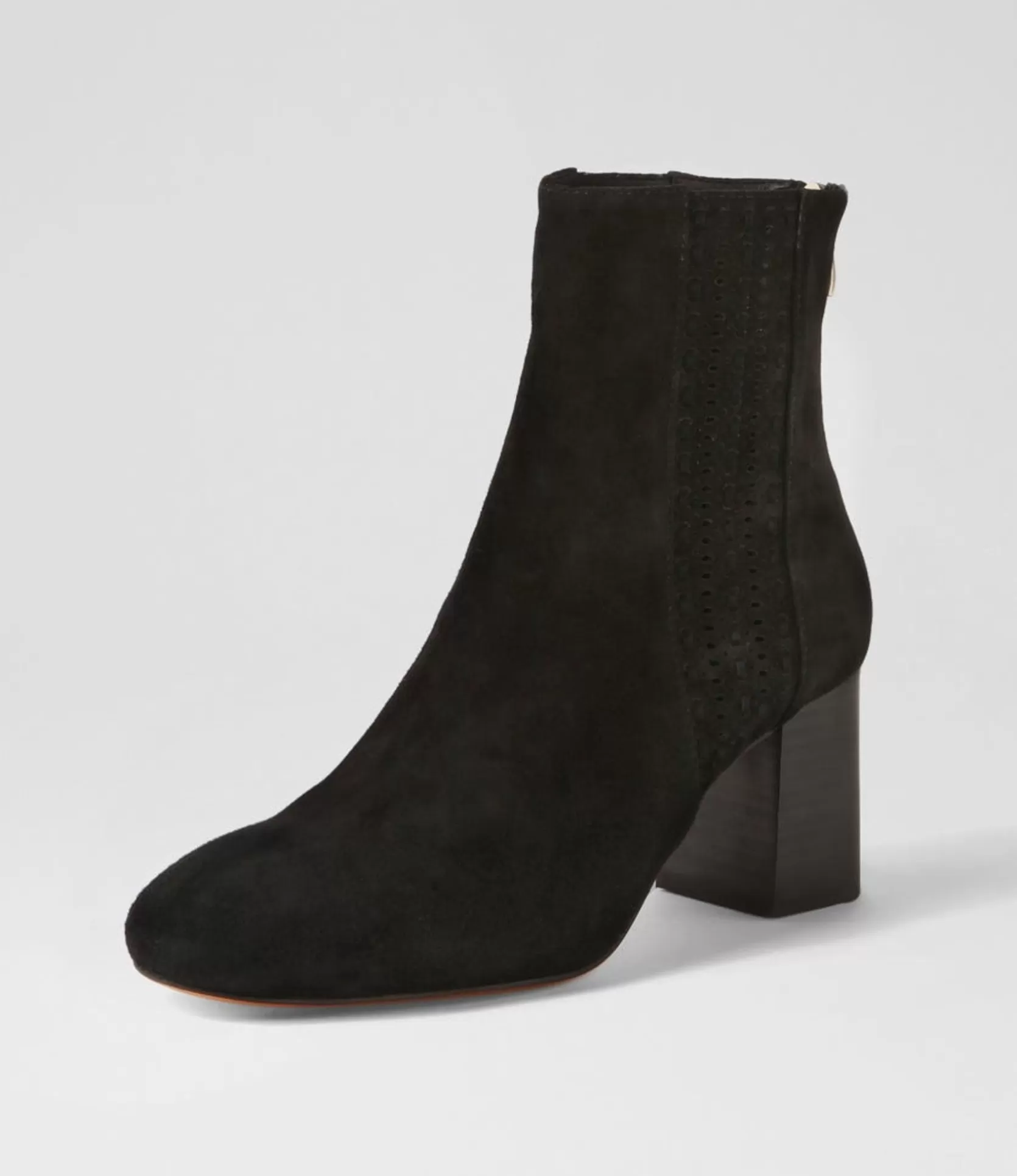 Best Sale Stalla Black Suede Ankle Boots Women Ankle Boots