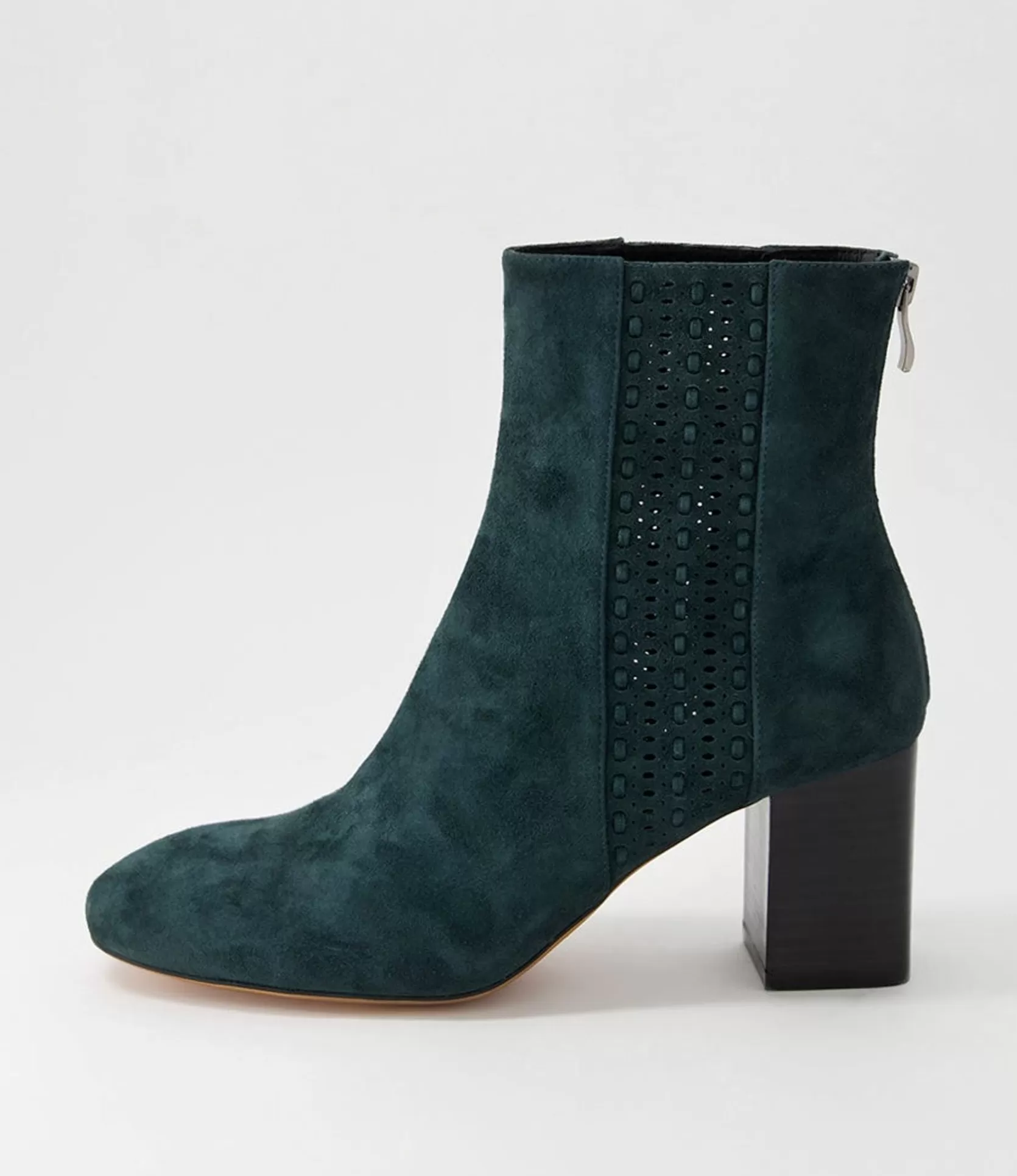 Flash Sale Stalla Deep Green Suede Ankle Boots Women Boots