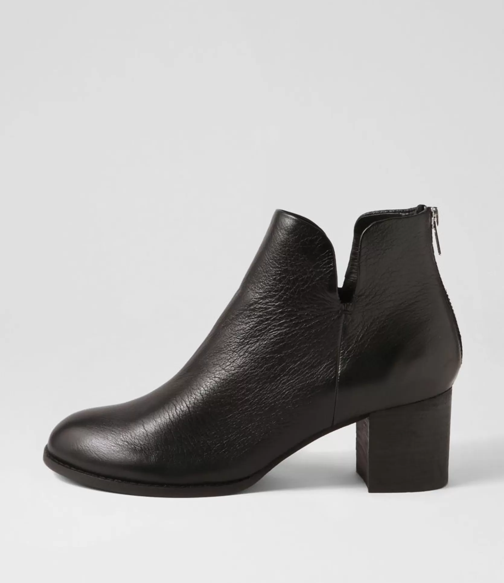 Best Sutton Black Leather Ankle Boots Women Ankle Boots