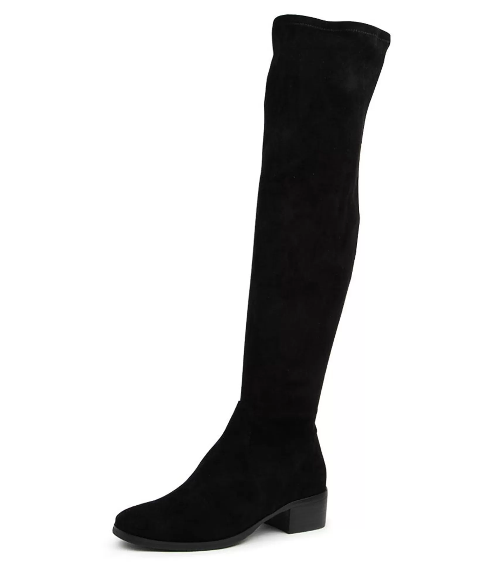 Outlet Tarpest Black Microsuede Women Boots