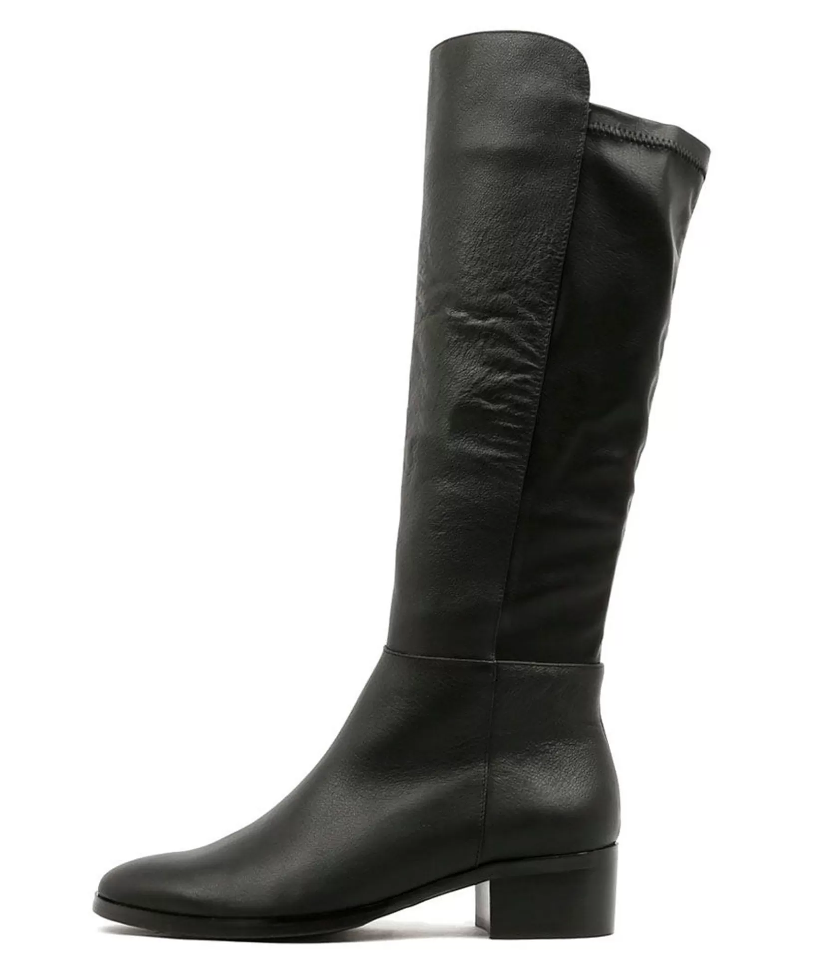 Best Tataley Black Leather Women Boots
