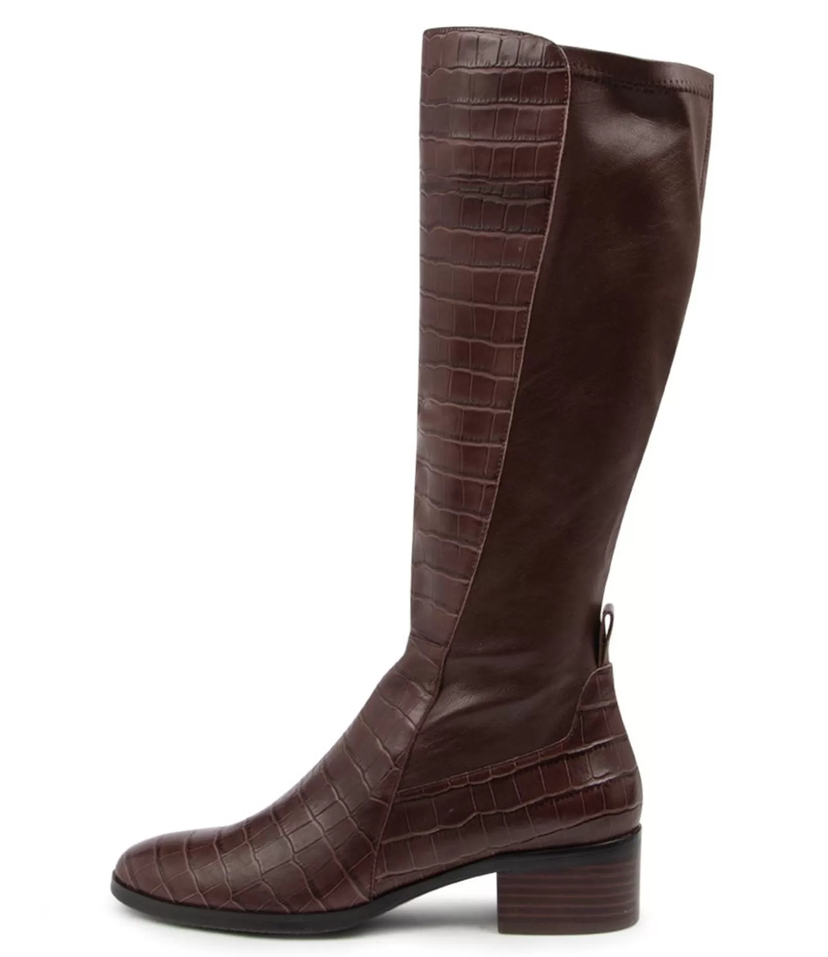 Flash Sale Tiana Choc Croc Smooth Women Boots