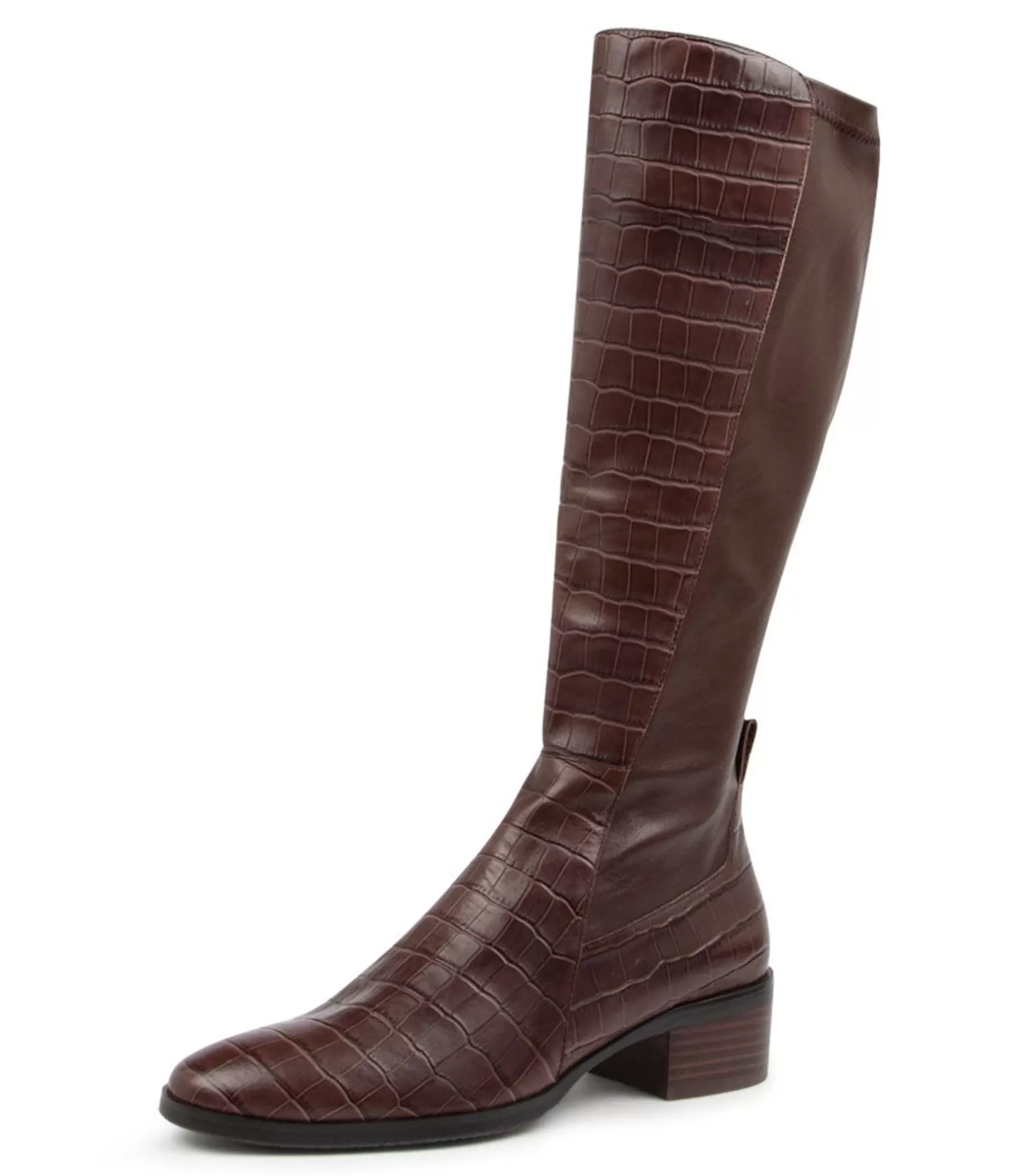 Flash Sale Tiana Choc Croc Smooth Women Boots
