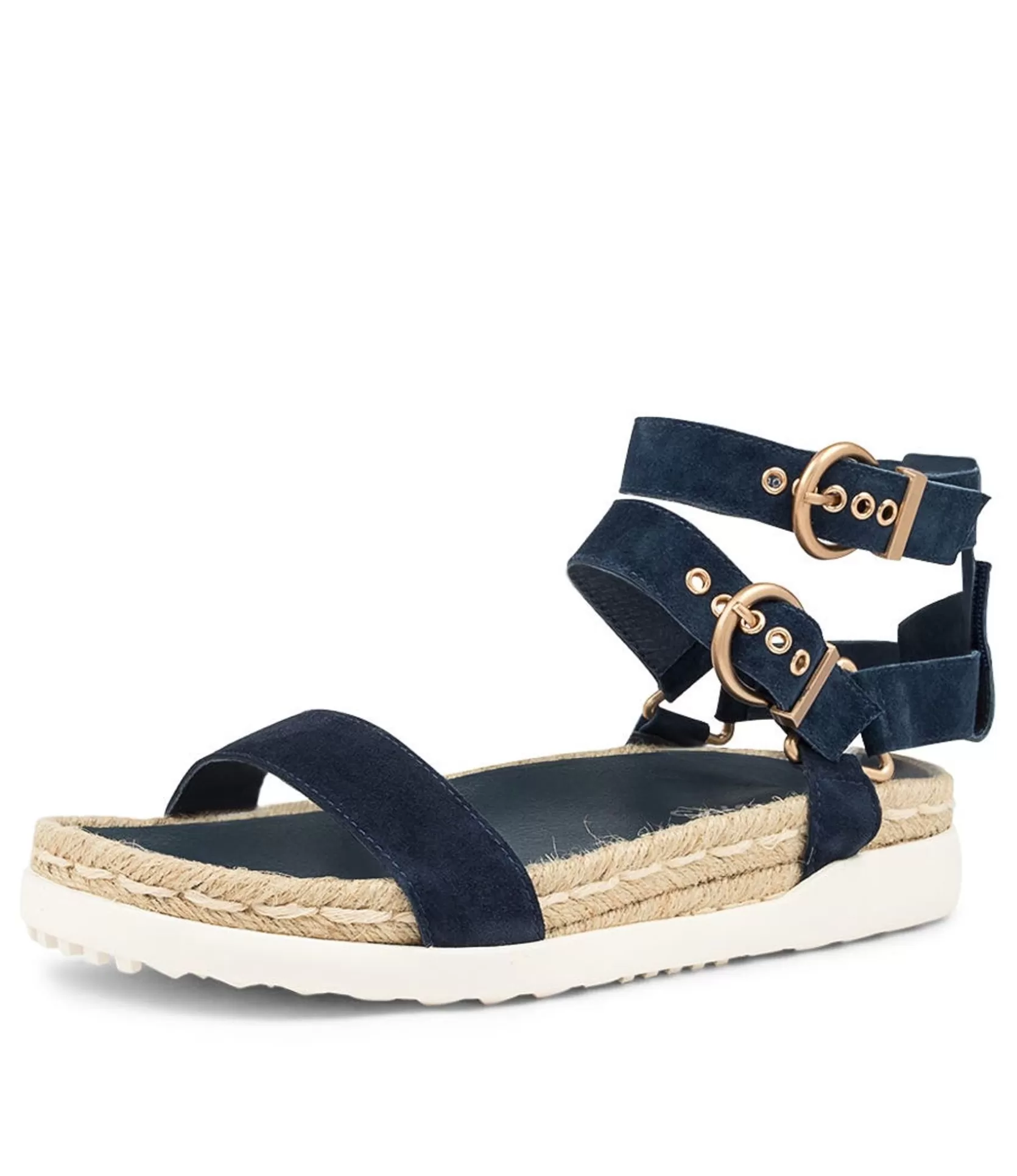 Best True Navy Suede Women Sandals
