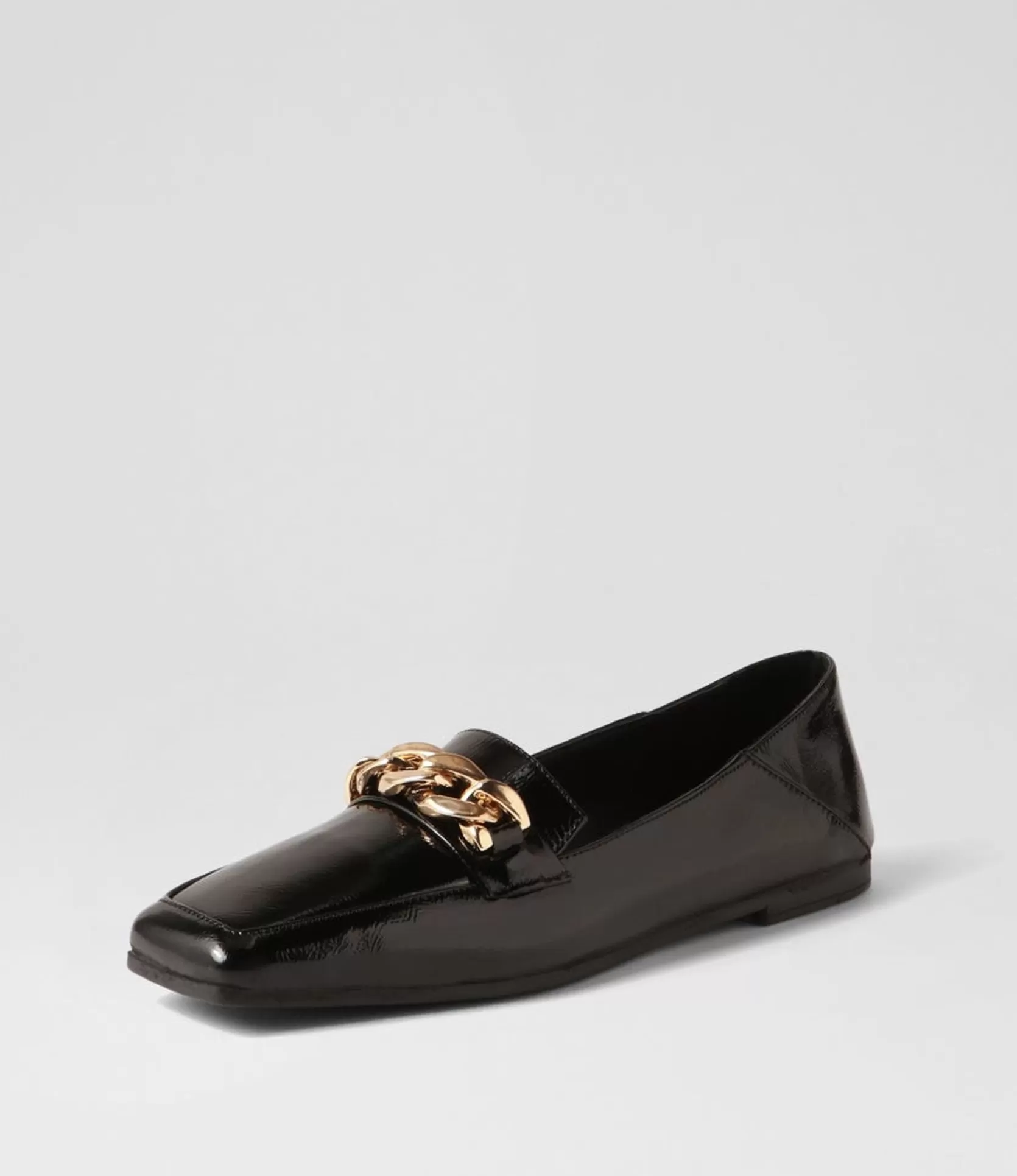 Best Tuscon Black Patent Leather Loafers Women Loafers