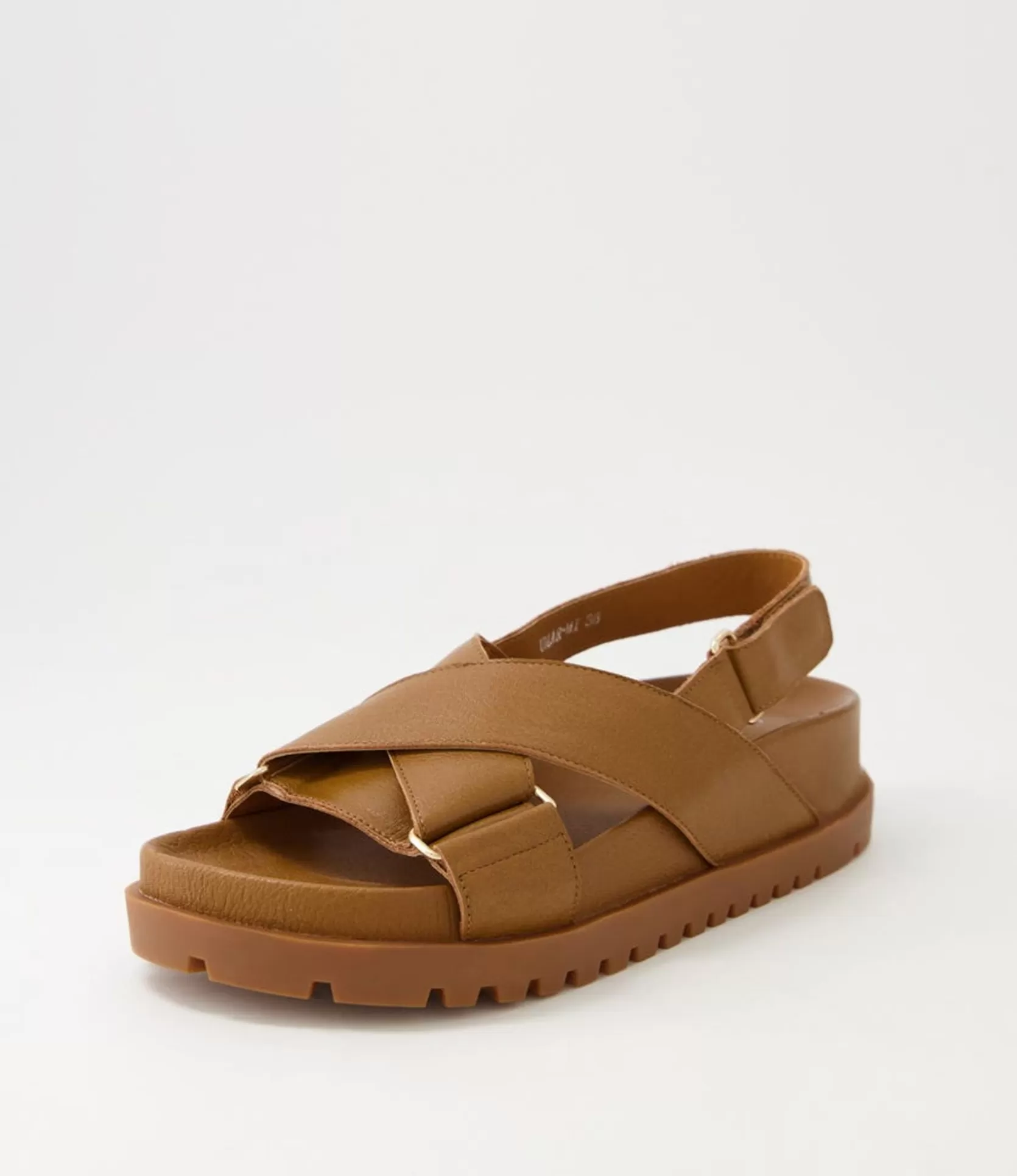 Fashion Umar Toffee Leather Sandals Women Sandals