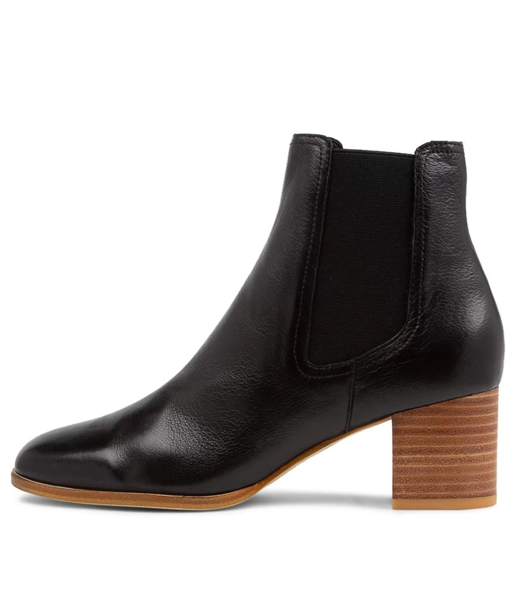 Shop Veena Black Leather Chelsea Boots Nh Women Ankle Boots