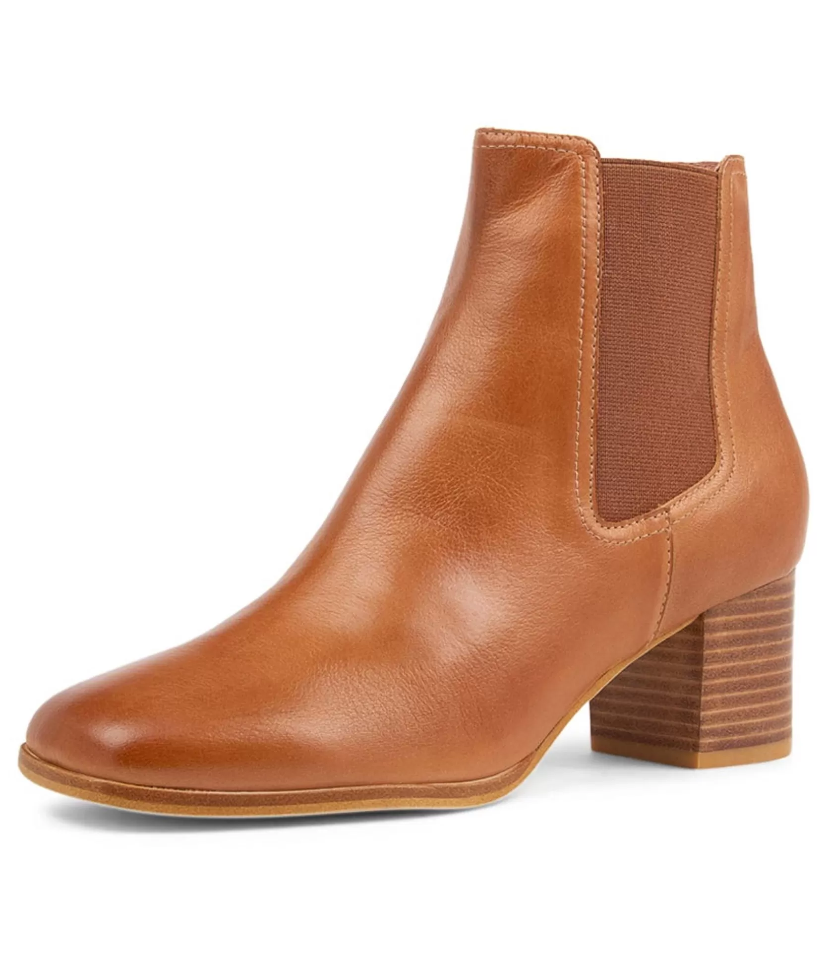 Best Sale Veena Tan Leather Chelsea Boots Women Ankle Boots