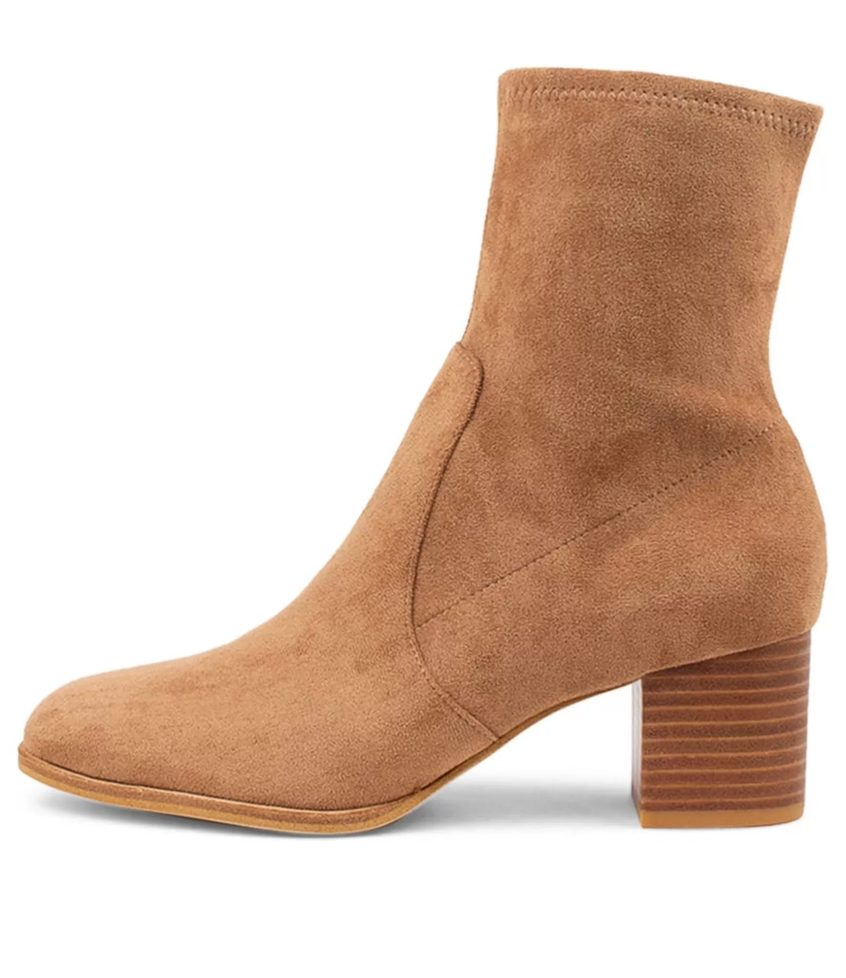 Store Venti Sand Stretch Microsuede Ankle Boots Women Ankle Boots