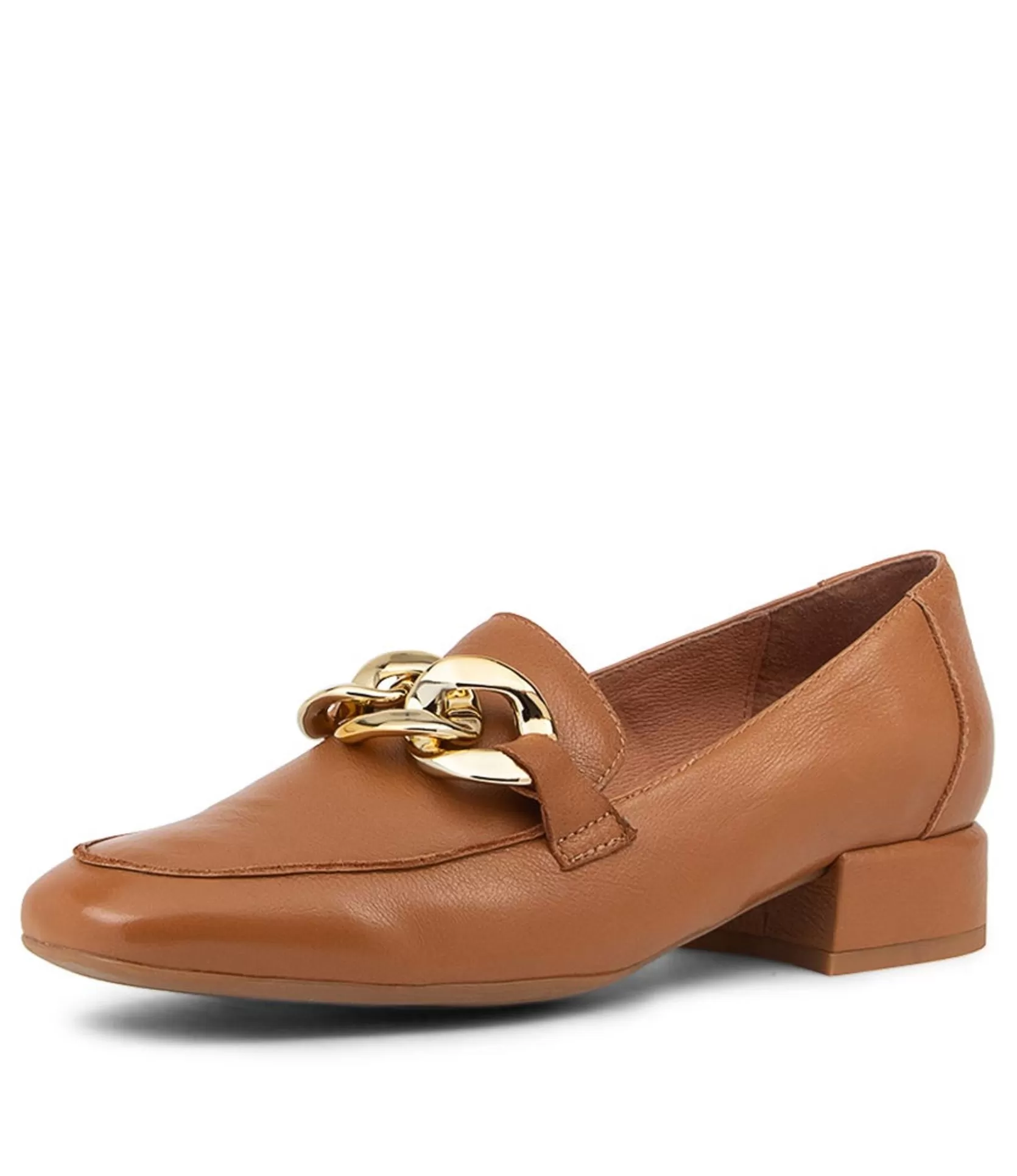 Best Visten Dk Tan Leather Loafers Women Loafers