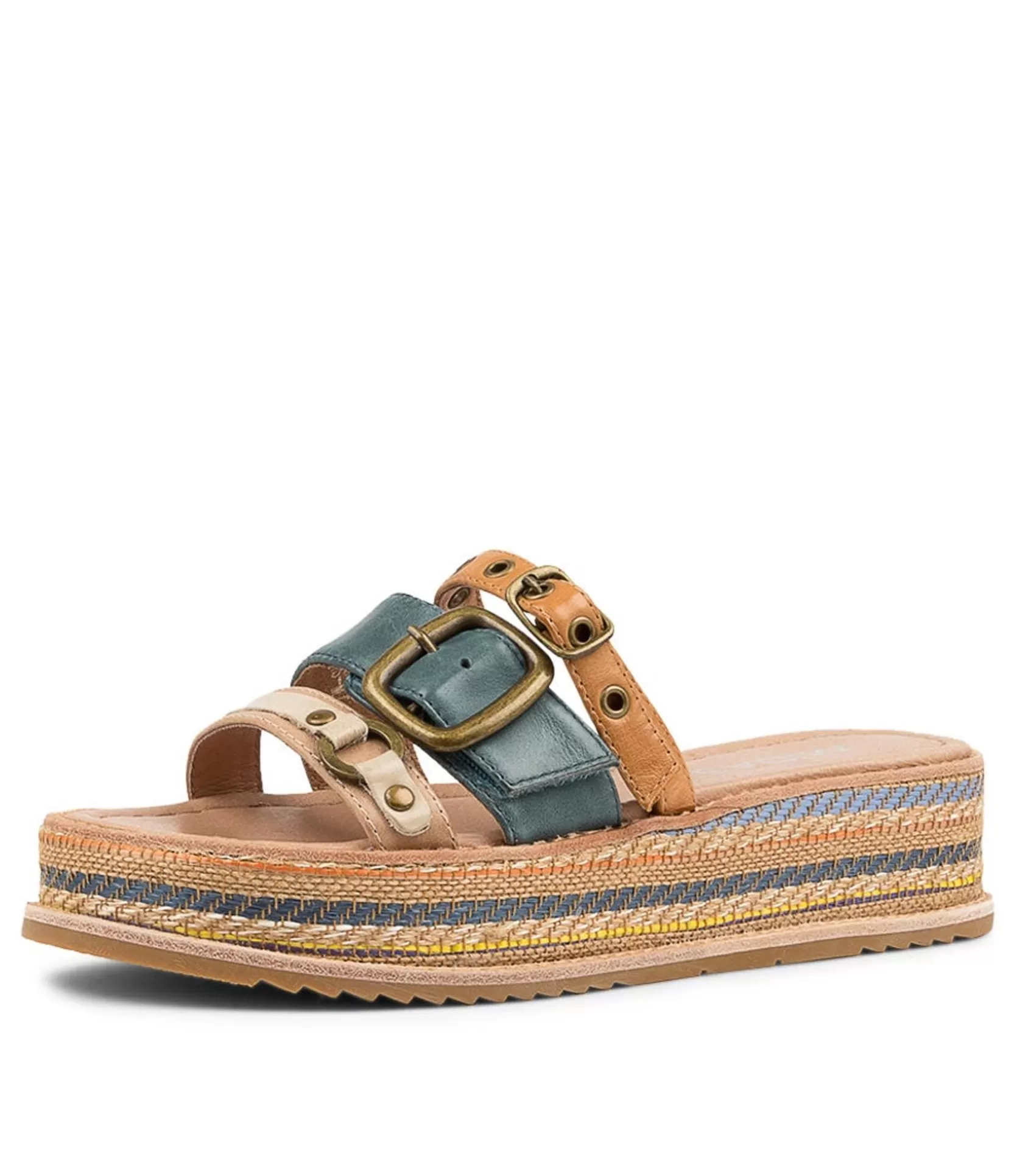 Sale Vitas Blue Multi Women Sandals