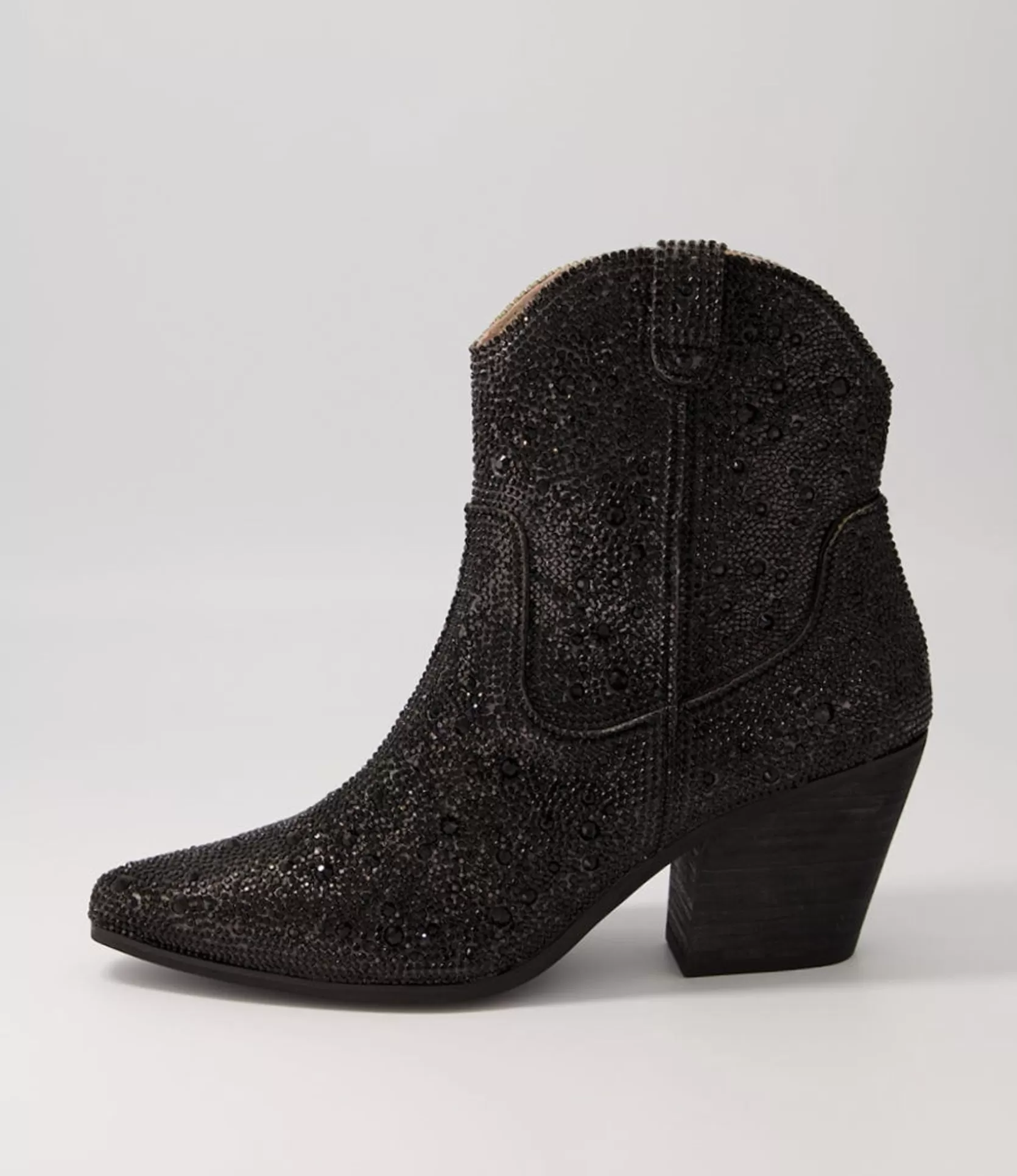 Best Willis Black Jewel Fabric Ankle Boots Bh Women Ankle Boots