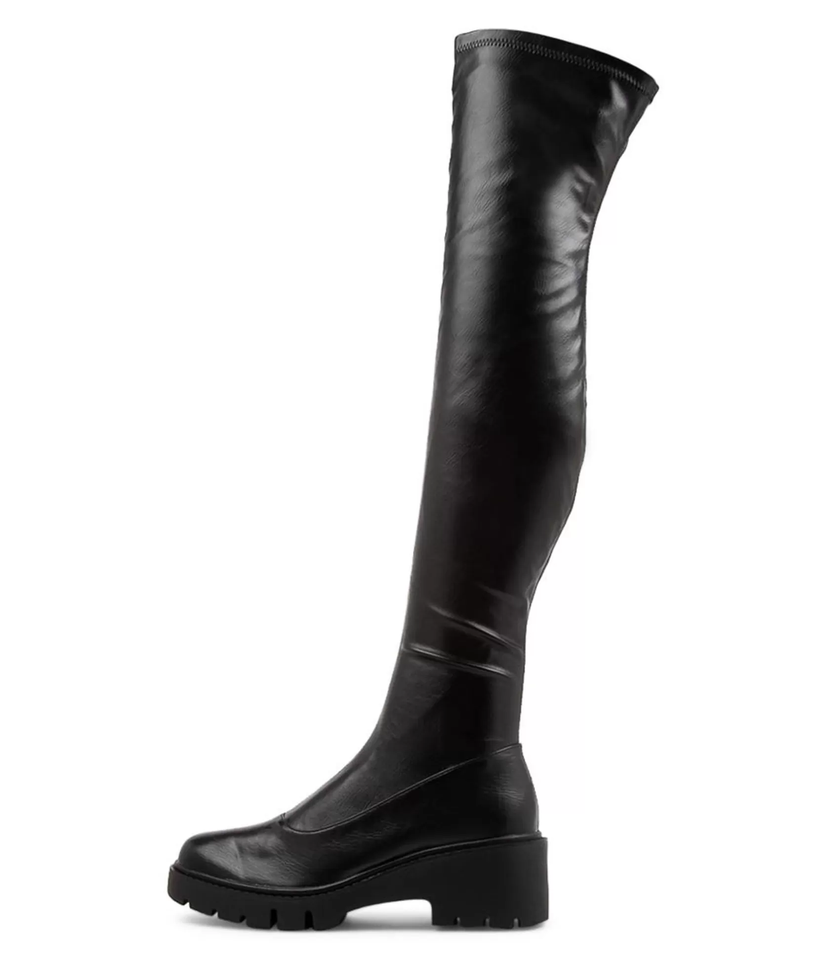 Best Xeenie Black Stretch Knee High Boots Women Boots